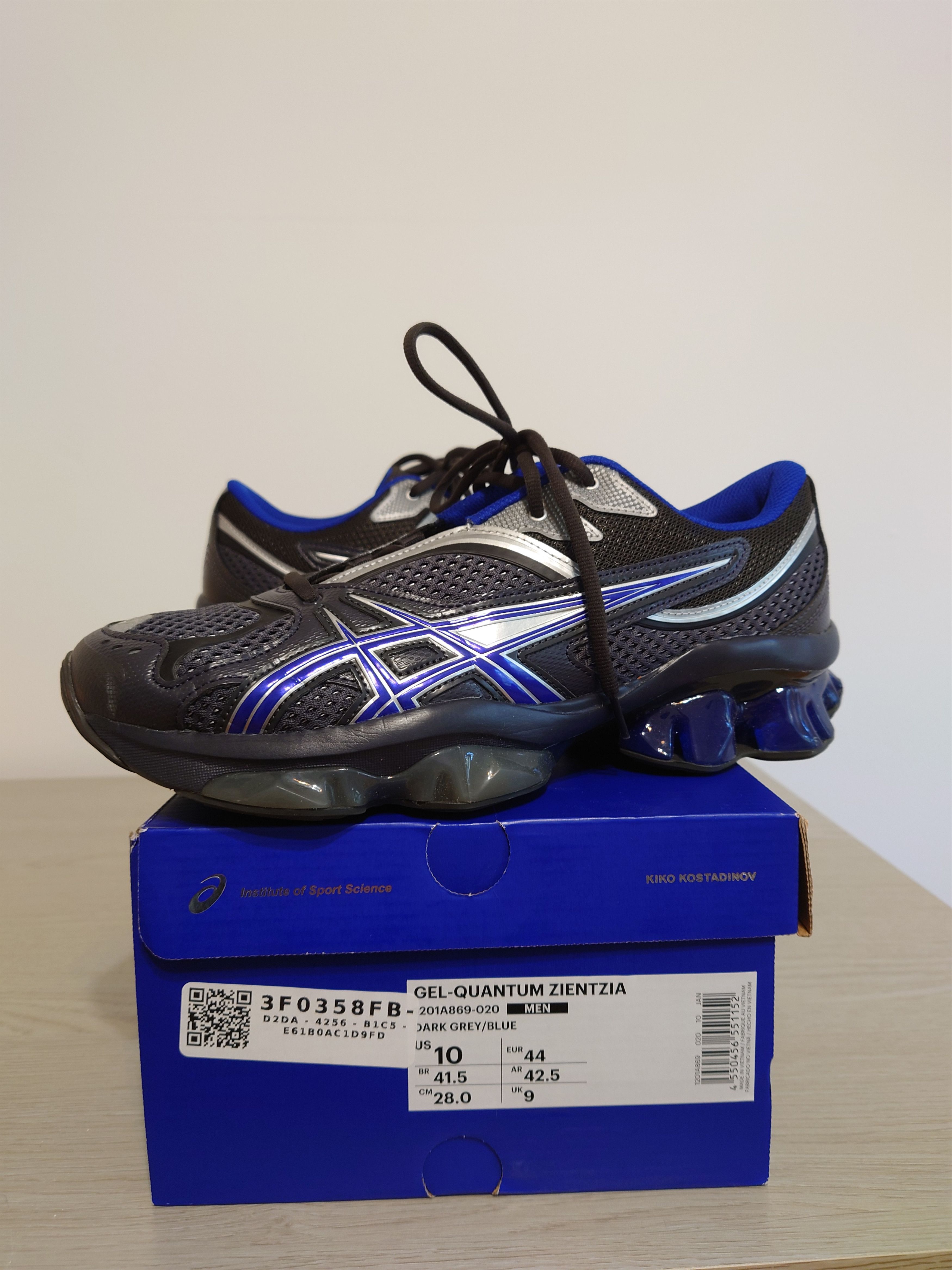 Asics ASICS GEL-QUANTUM ZIENTZIA KIKO KOSTADINOV DARK GREY BLUE | Grailed