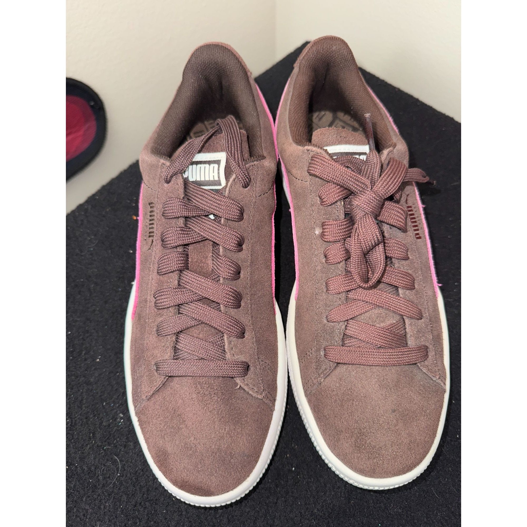 Puma Puma Suede Classic Mole Magenta Haze Women's Sneakers - Brow Size US 8 / IT 38 - 3 Thumbnail