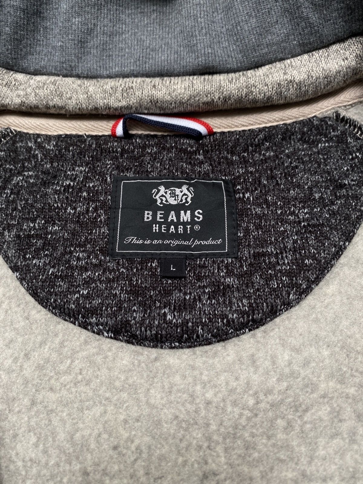 Beams Plus × Japanese Brand × Vintage Vintage Japanese Brand Beams Heart Zipper Hoodie 1990s Size US M / EU 48-50 / 2 - 5 Thumbnail