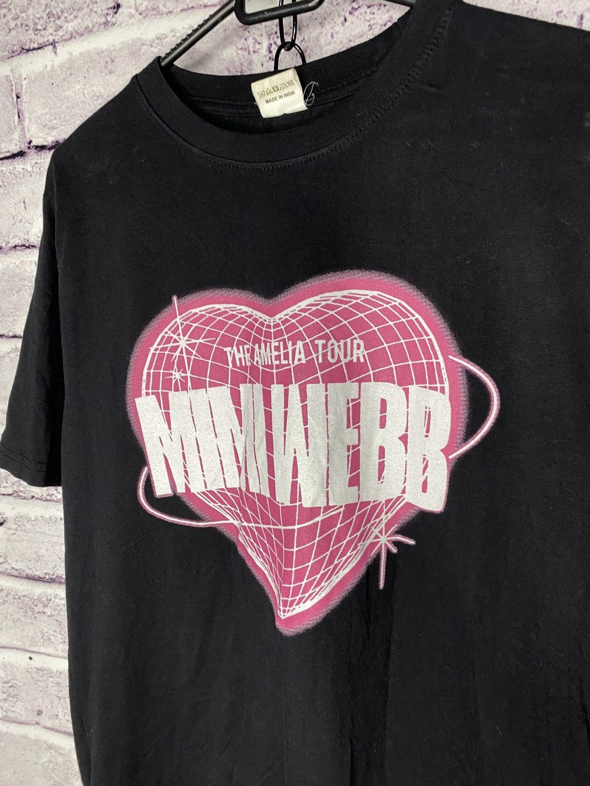 Band Tees Men's T-Shirt The Amelia Tour Mimi Webb Tour Rock Tee Size US M / EU 48-50 / 2 - 2 Thumbnail