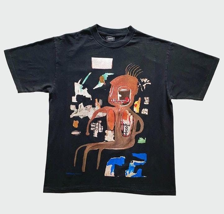 American Edition Super rare item Jean Michel Basquiat The thinker XXL Size US XXL / EU 58 / 5 - 1 Thumbnail