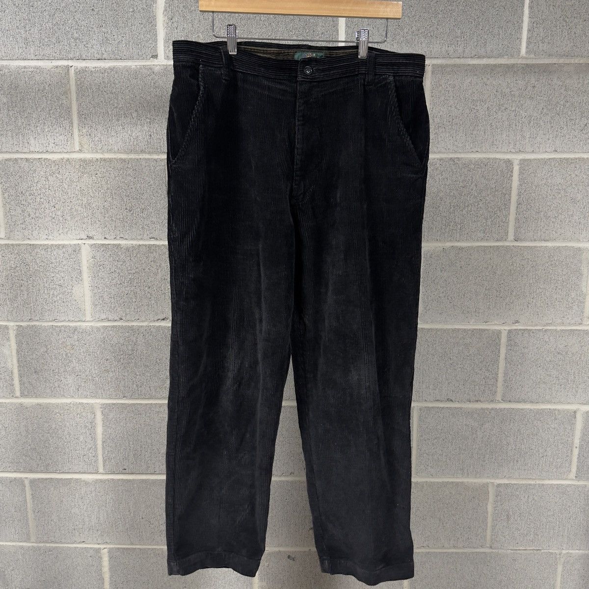 Vintage Vintage Black Corduroy Baggy Wide Leg Pants ERD Grunge Size US 36 / EU 52 - 1 Thumbnail