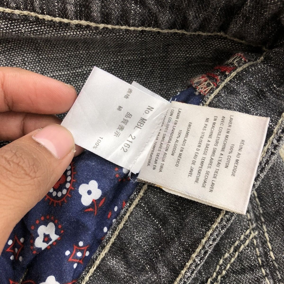 Antik Denim × If Six Was Nine × Vintage Vintage Antik Denim Distressed Embrodired Lgb Flared Jeans Size US 28 / EU 44 - 9 Thumbnail