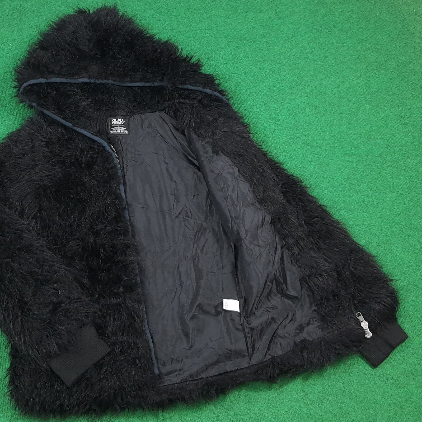 Vintage Vintage Japan Shaggy Fauz Fur Hoodie Jacket C306N5 Size US S / EU 44-46 / 1 - 4 Thumbnail