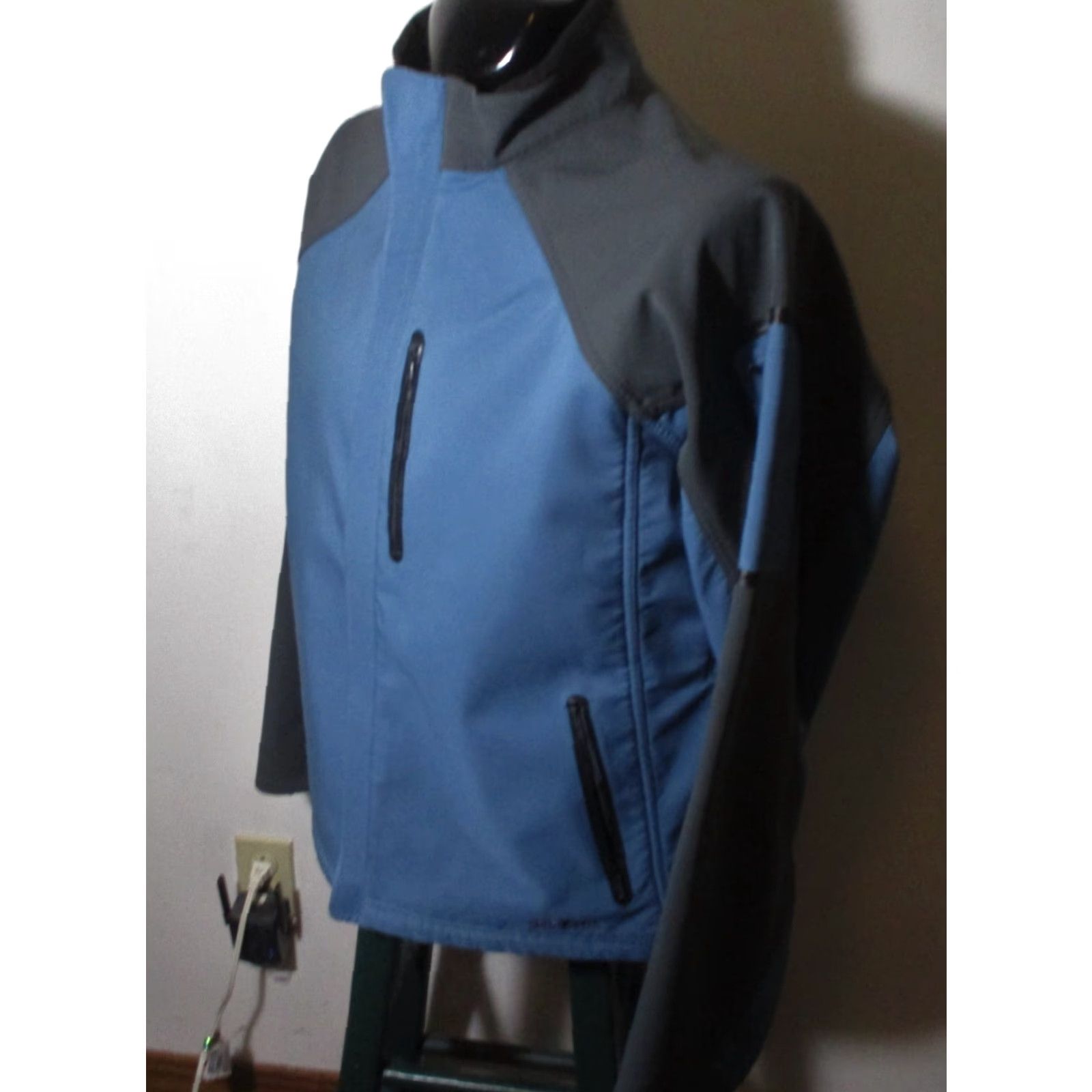 L.L. BEAN Blue Full Zip Jacket Size L Reg.