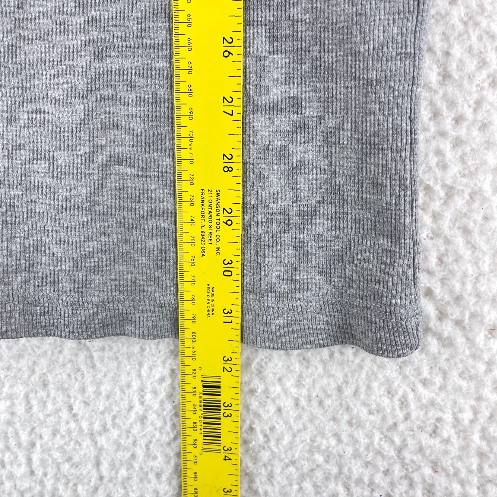 ALOHAS Da Hui Gray Thermal Aloha Print Long Sleeve Shirt Mens Large Pullover Crew Neck Casual Vintage? Size US L / EU 52-54 / 3 - 7 Thumbnail