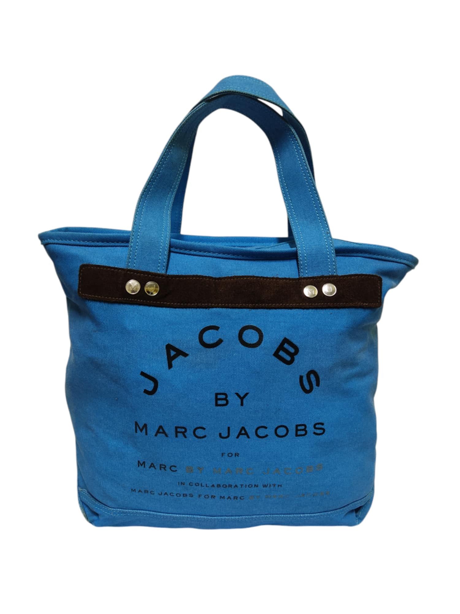 Canvas × Marc Jacobs MARC JACOBS BLUE CANVAS FRONT PATTERN SHOULDER BAG Size ONE SIZE - 1 Thumbnail