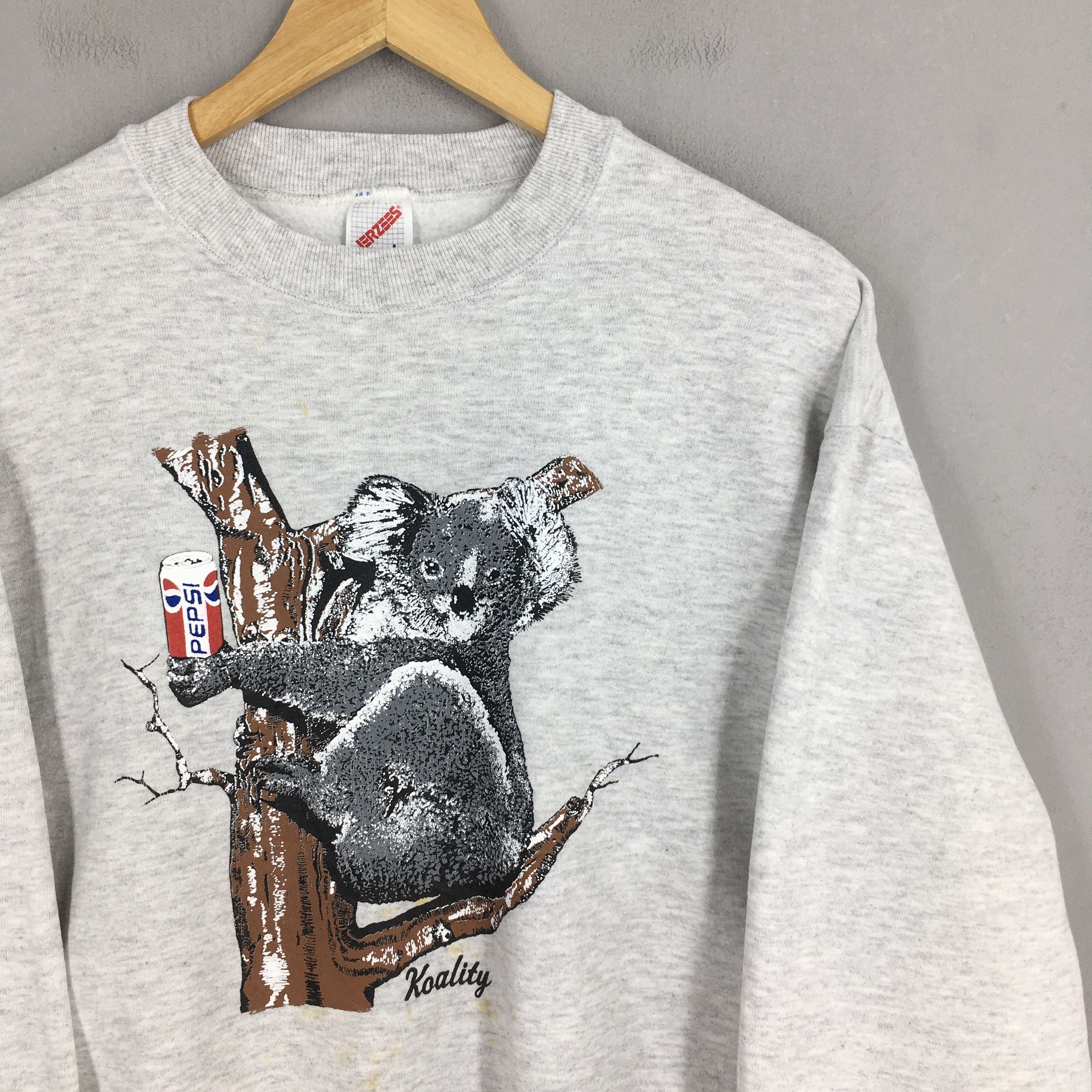 Pepsi Vintage Pepsi Koala Australia Sweatshirt Large Size US L / EU 52-54 / 3 - 2 Thumbnail
