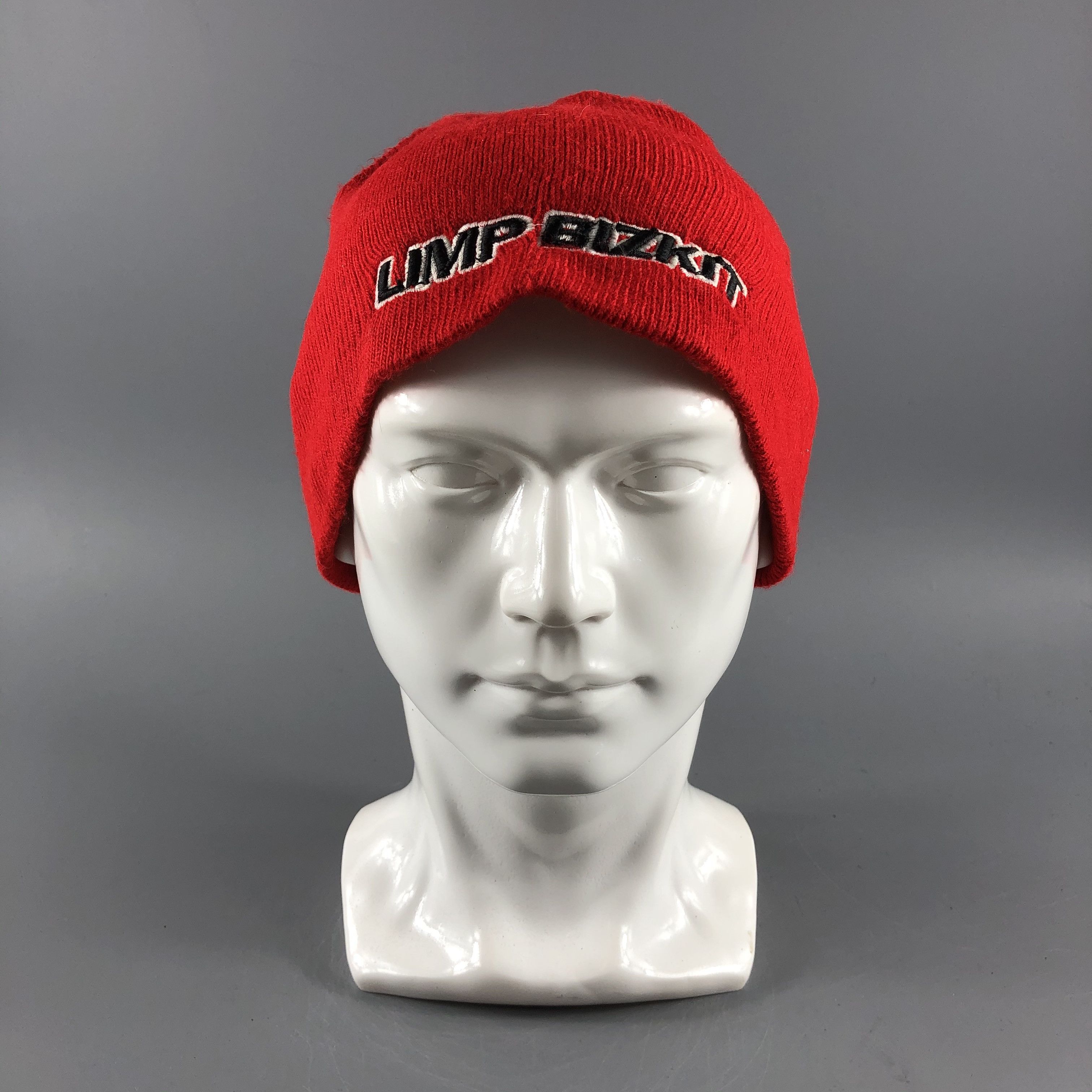 image of Vintage Limp Bizkit Hats Rock Band Beanie Snow Cap B262, Men's