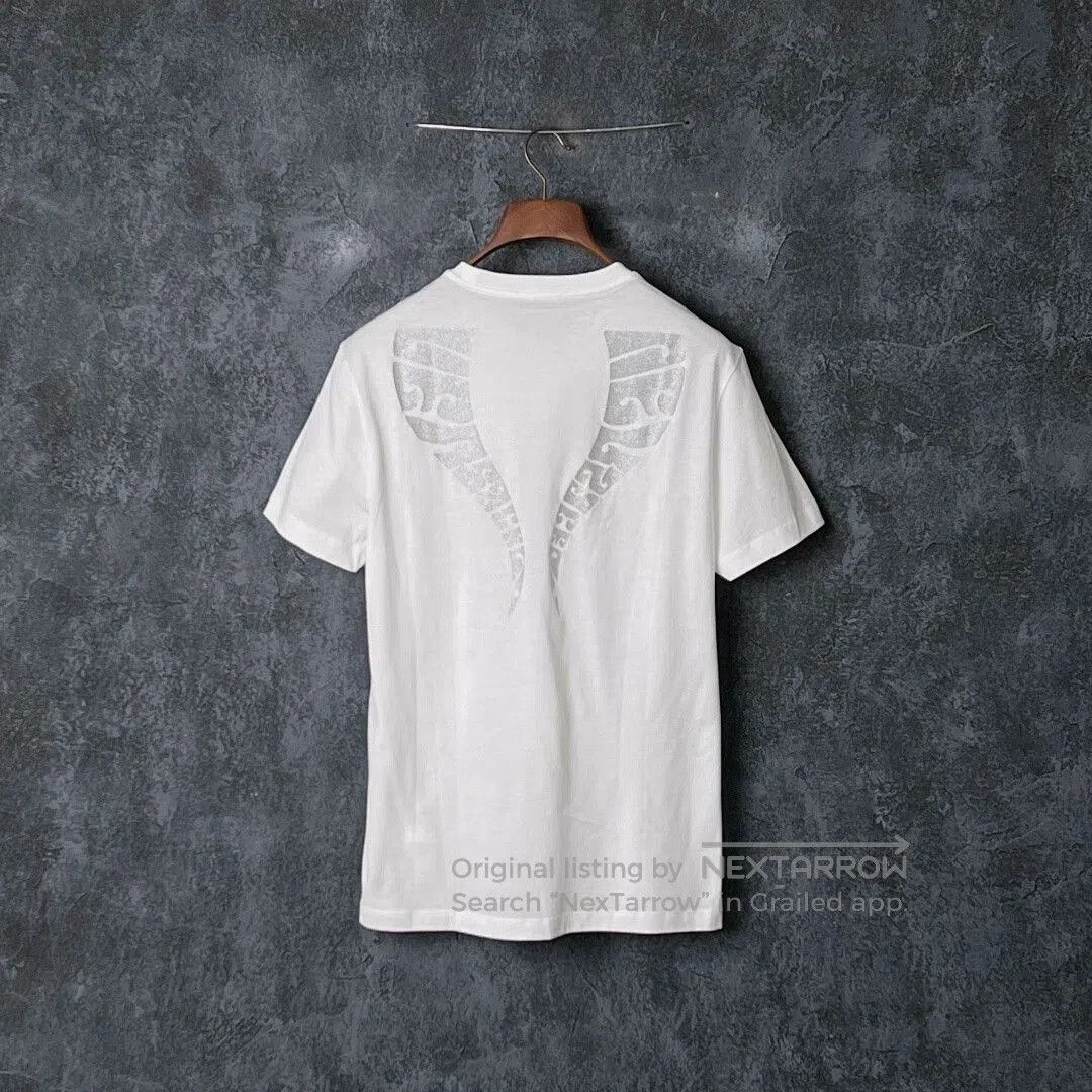 Versace VERSACE Multi Logo Print Cotton T-Shirt. Size US S / EU 44-46 / 1 - 1 Thumbnail