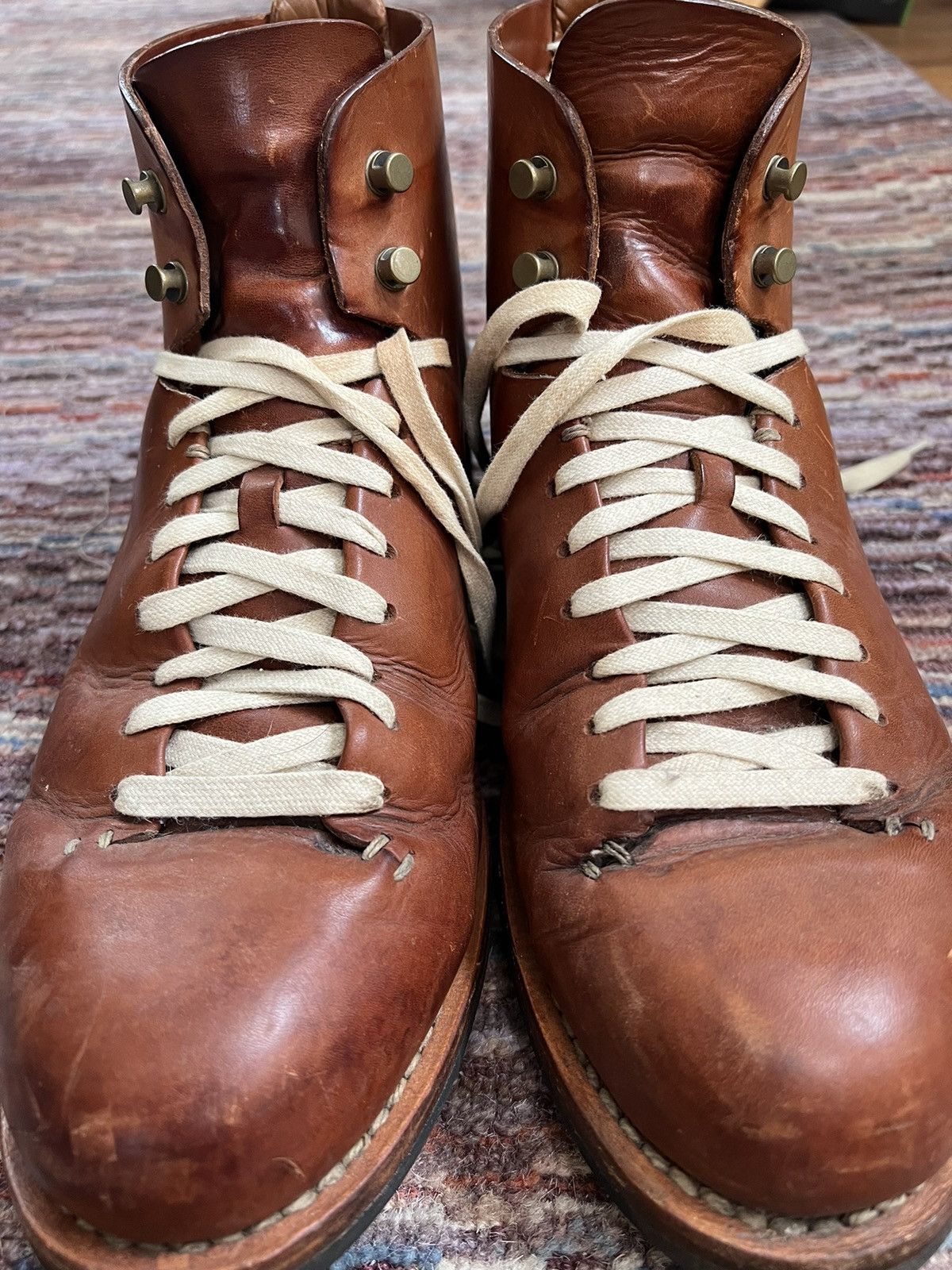 Feit Hand Sewn Unlined Hiking Boot Size US 13 / EU 46 - 6 Thumbnail