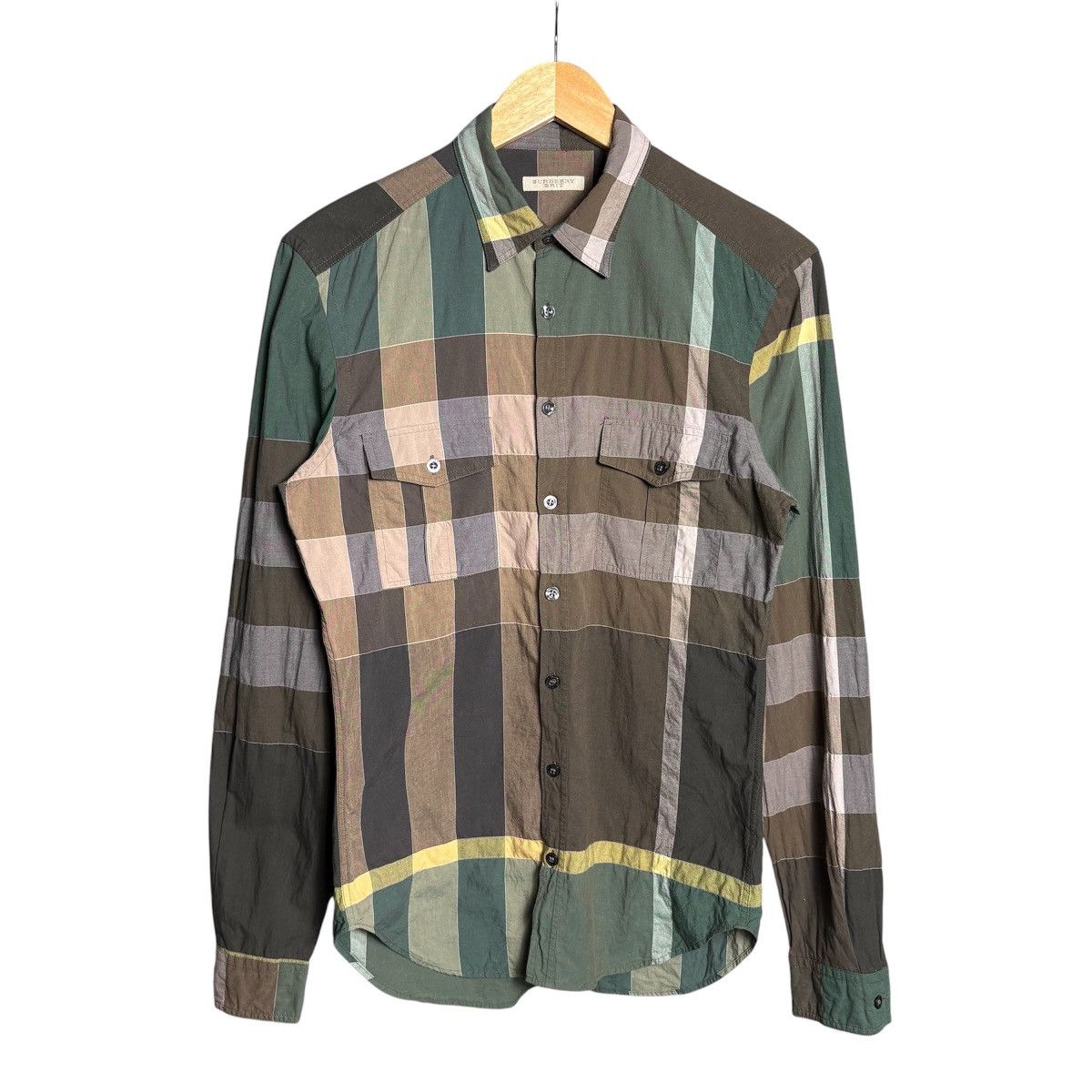 Burberry Brit Nova Check Striped Long Sleeve Shirt