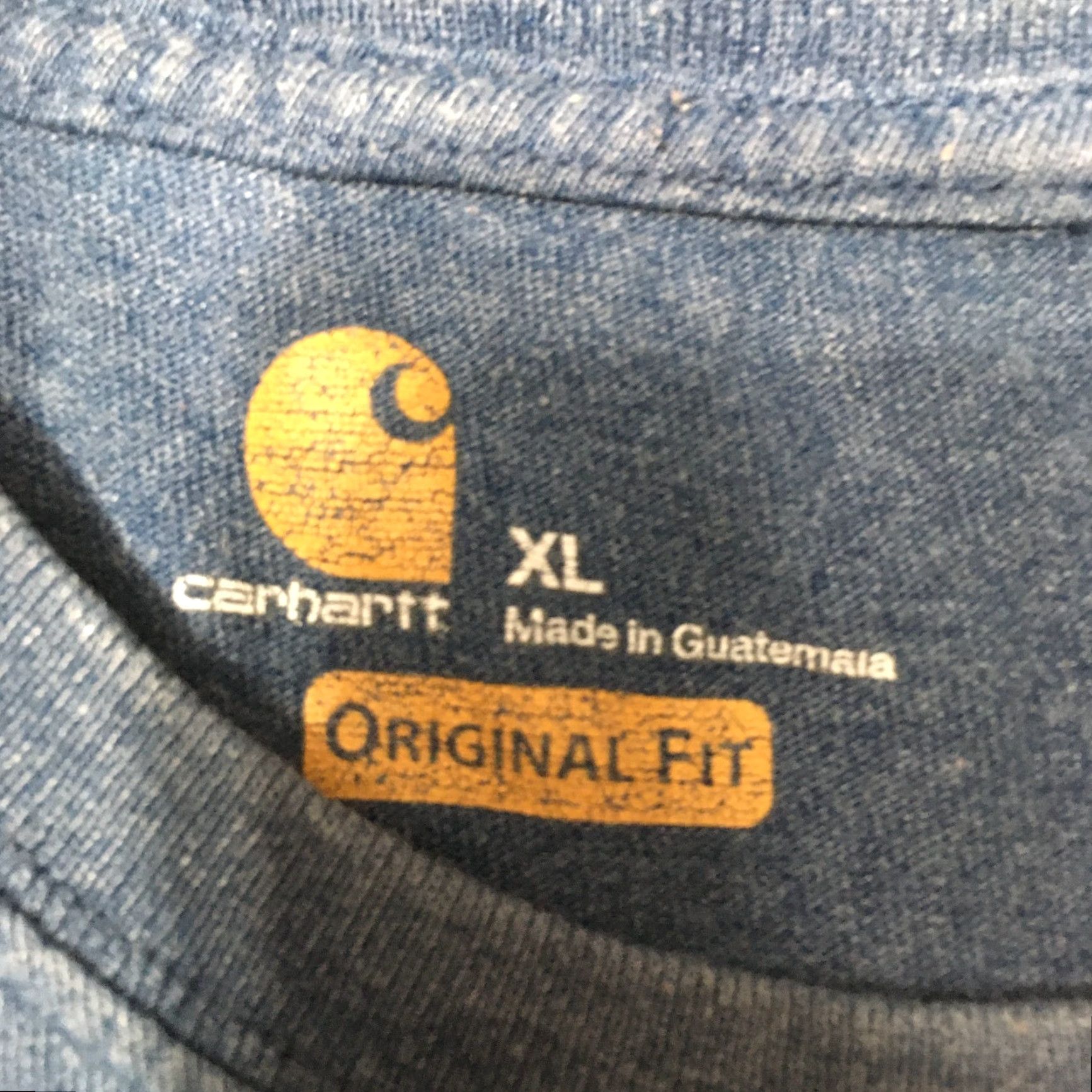 Carhartt Carhartt Original Fit T-shirt XL Graphic Tee Blue Heather Short Sleeve Crew - Men - Blue - Cotton Blend - 2020s - Classic Theme Size US XL / EU 56 / 4 - 3 Thumbnail