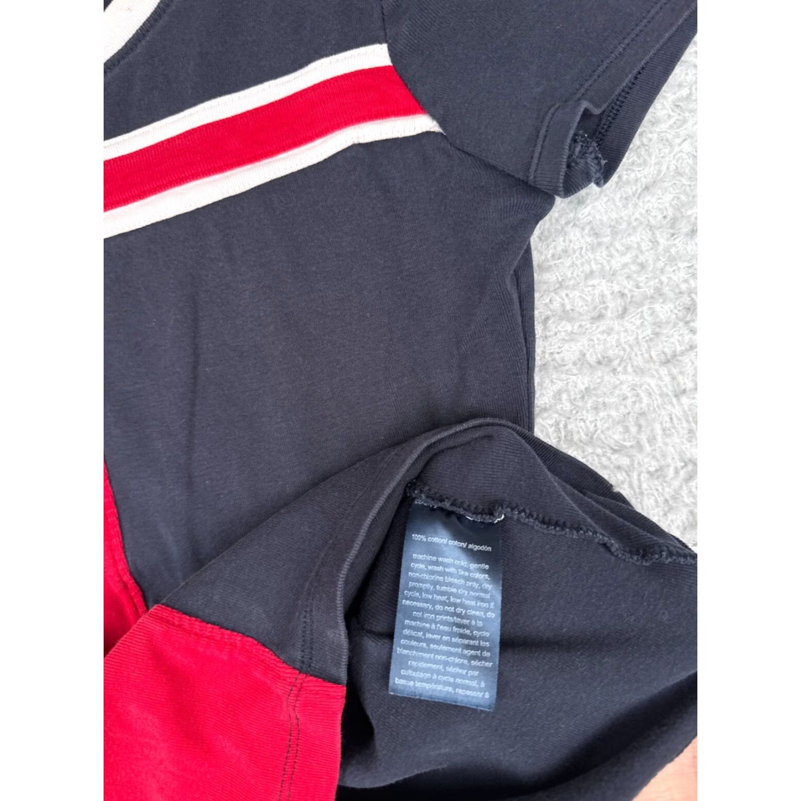 Tommy Hilfiger VINTAGE Tommy Hilfiger Shirt Women XS Red Round Neck Short Sleeve Cotton Size XS / US 0-2 / IT 36-38 - 7 Thumbnail