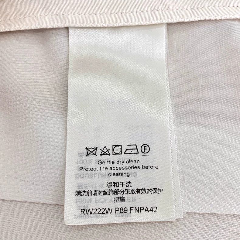 Louis Vuitton Louis Vuitton 22 logo zipper mulberry silk-blend white ple Size 37" - 7 Thumbnail