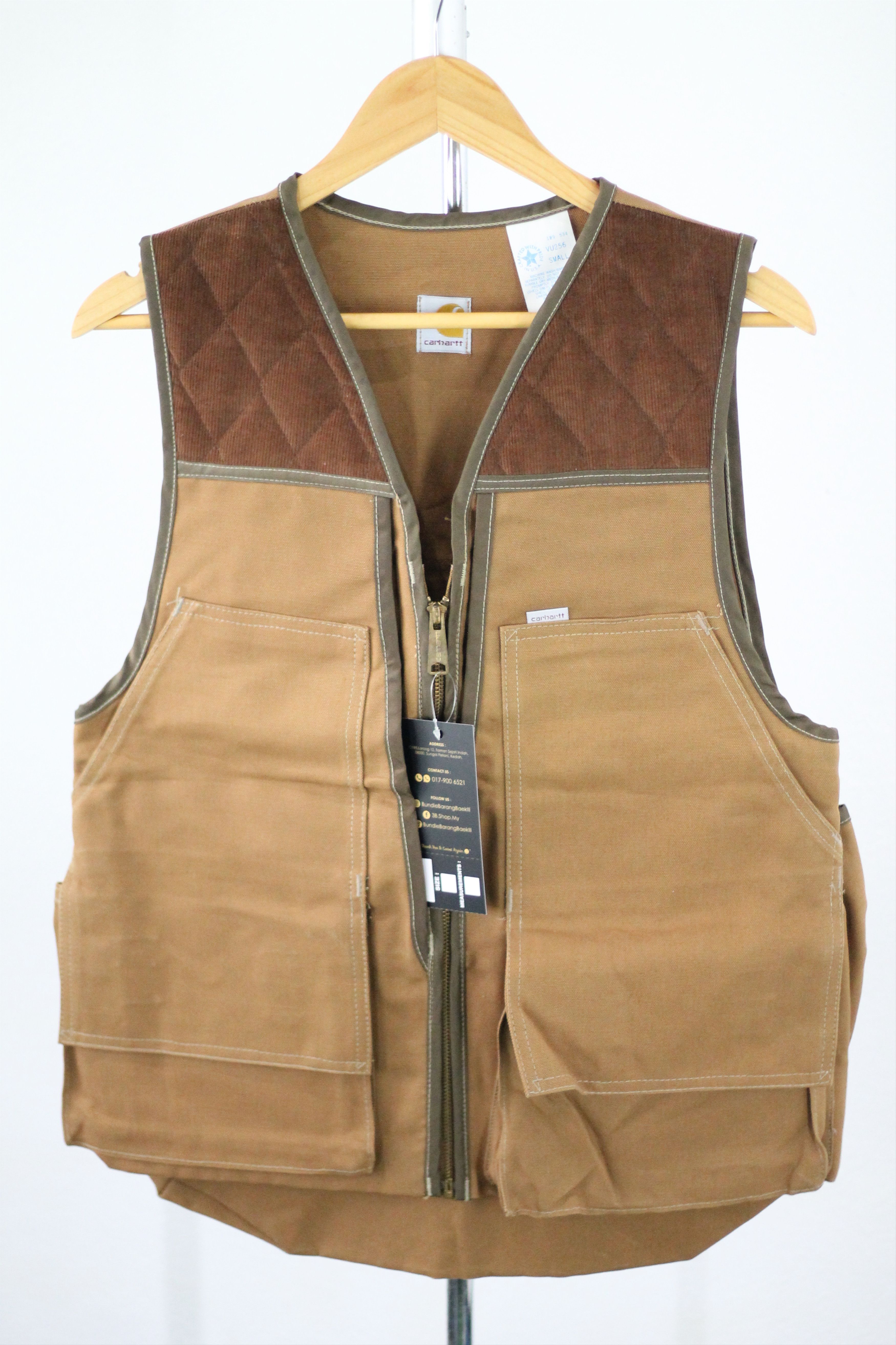 Carhartt × Vintage RARE! Vintage CARHARTT Vest Made in USA. Size US S / EU 44-46 / 1 - 2 Thumbnail