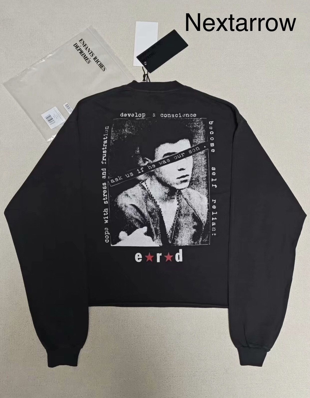 Enfants Riches Deprimes Enfants Riches Deporimes24fw "just wanted long sleeved shirt Size US S / EU 44-46 / 1 - 1 Thumbnail