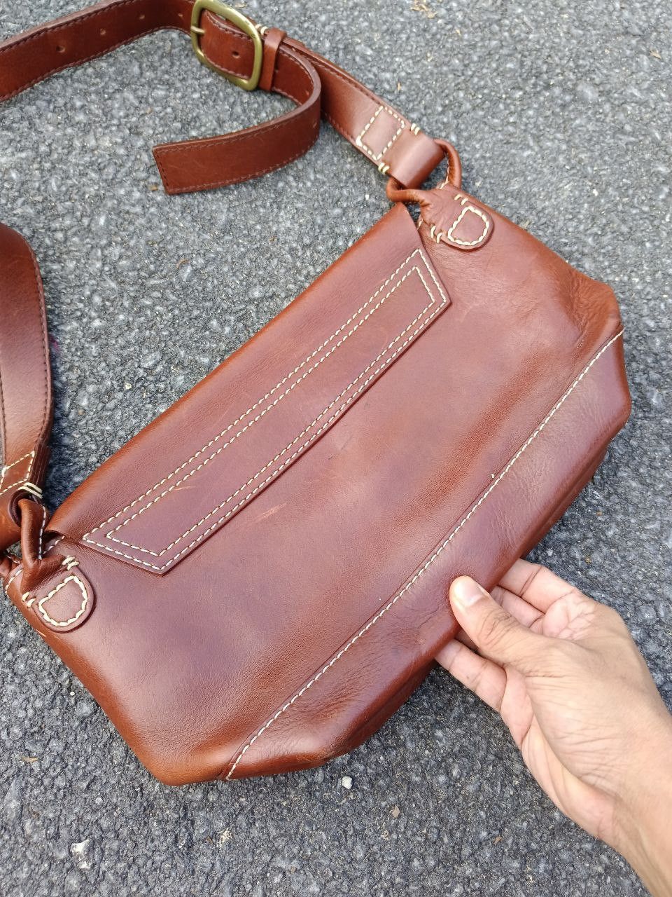 Creed × Leather CREED LEATHER SLING/CROSSBODY Size ONE SIZE - 6 Thumbnail
