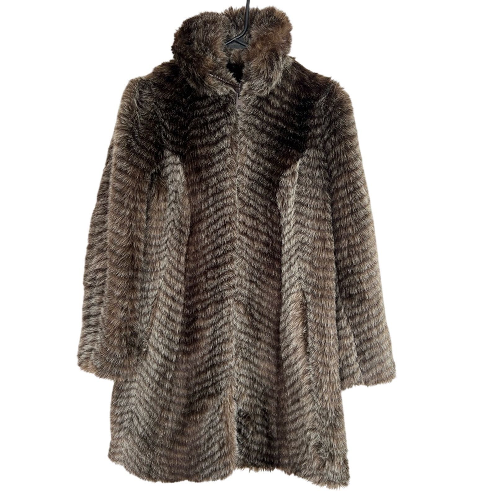 Other Designer Tyber Full Length Faux Fur England Coat NO FLAWS Size M / US 6-8 / IT 42-44 - 3 Thumbnail