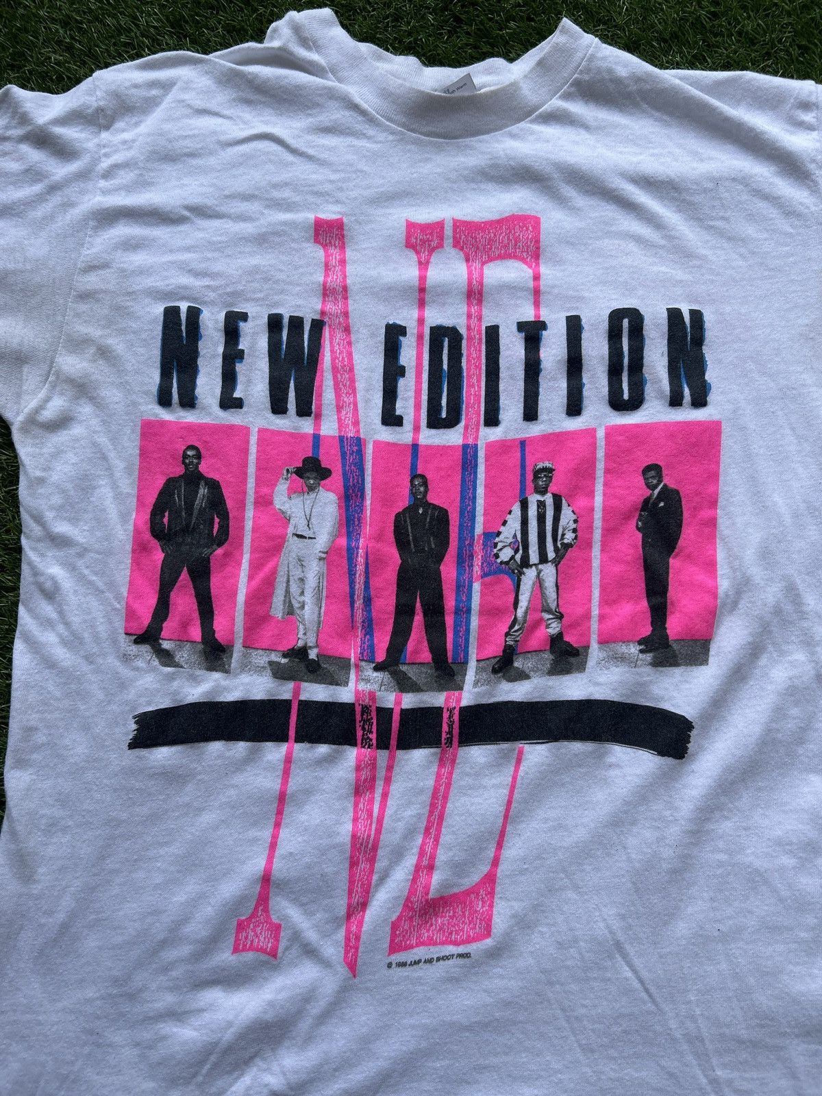 Vintage Vintage 1988 New Edition N.E. Heartbreak Tour Shirt L Size US L / EU 52-54 / 3 - 2 Thumbnail