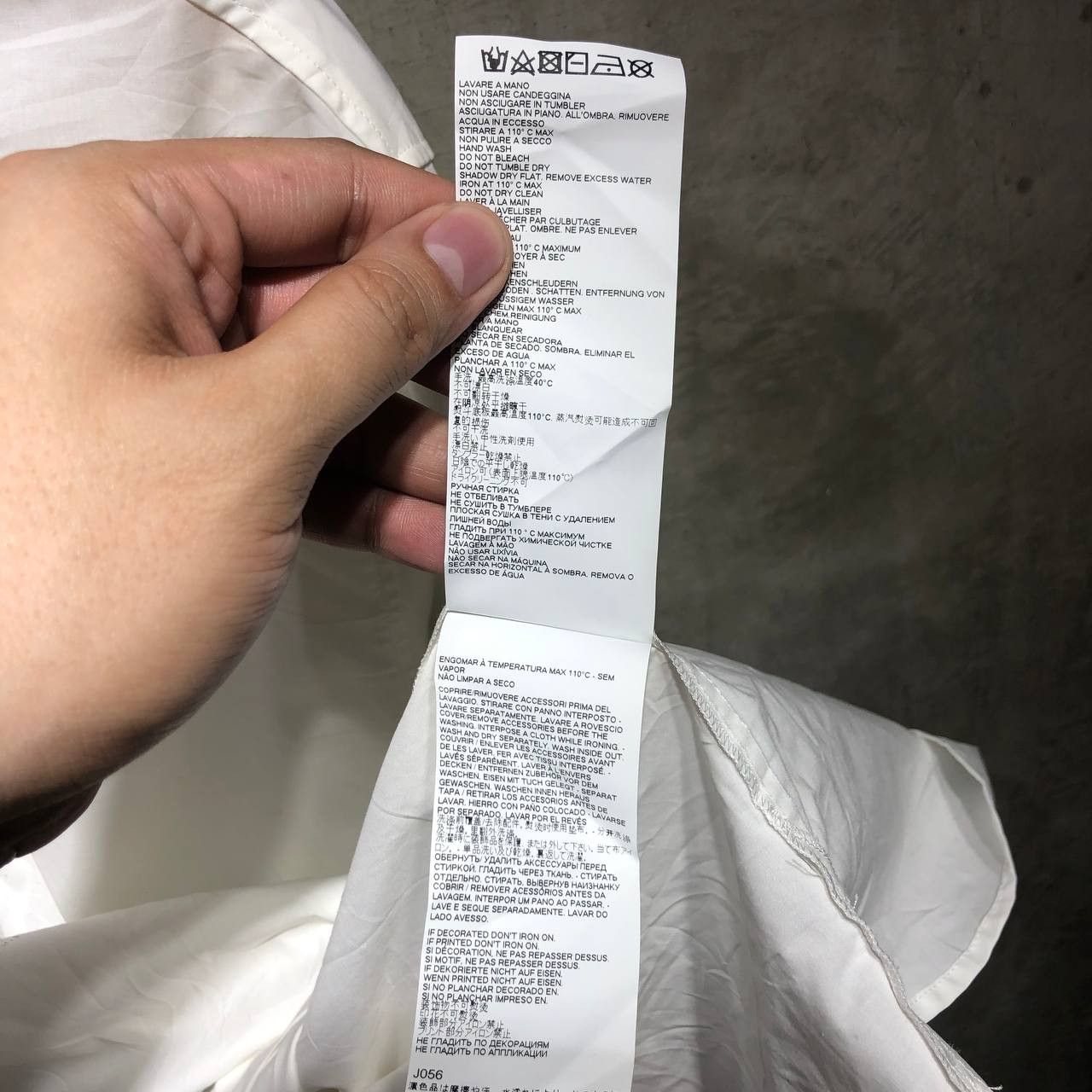 Maison Margiela BNWT Maison Margiela MM6 Label Declaration button down L/S Size US XXL / EU 58 / 5 - 14 Thumbnail