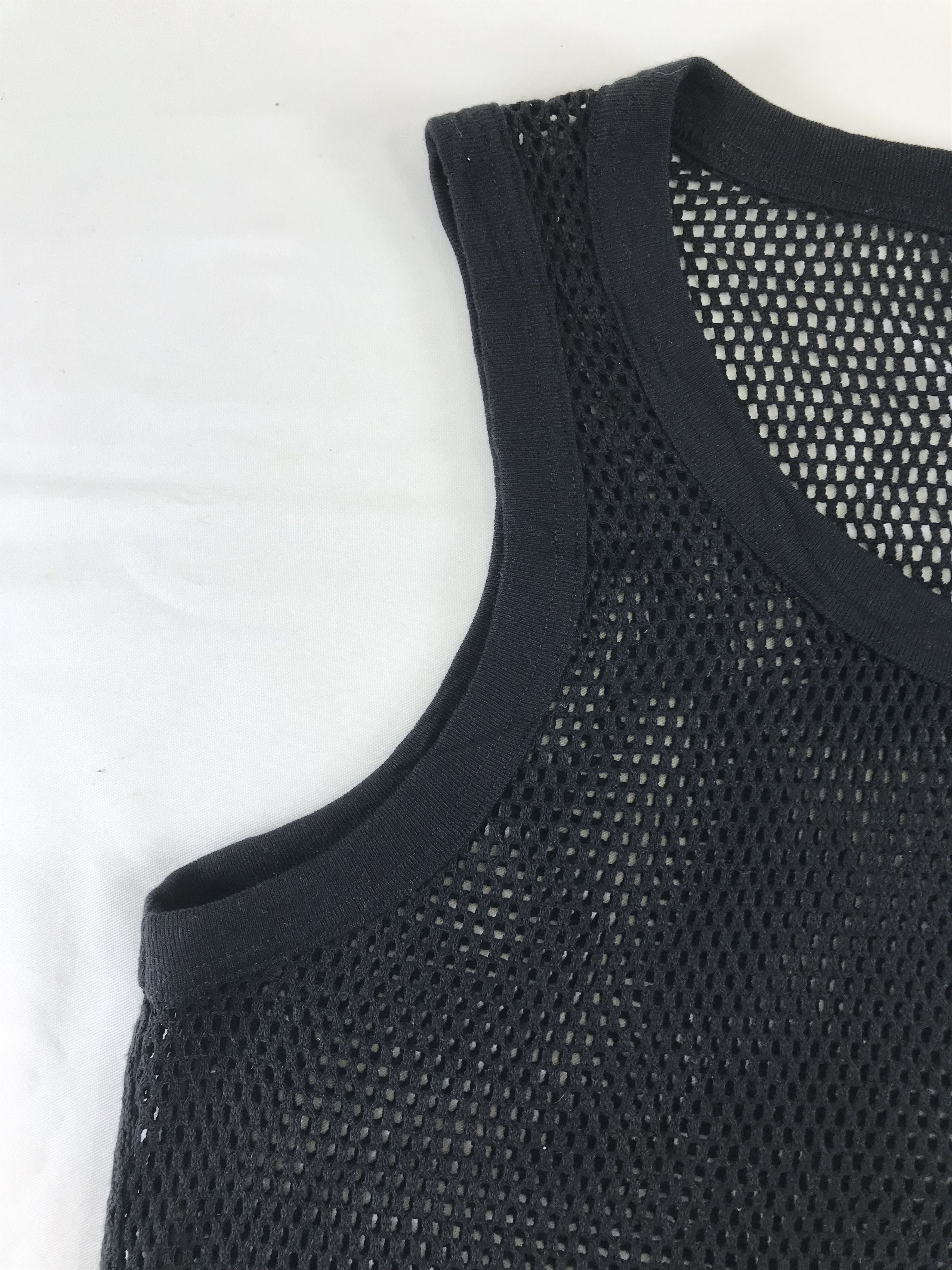 Japanese Brand Vintage Mesh Barcedos Black Tank Top Size US L / EU 52-54 / 3 - 4 Thumbnail