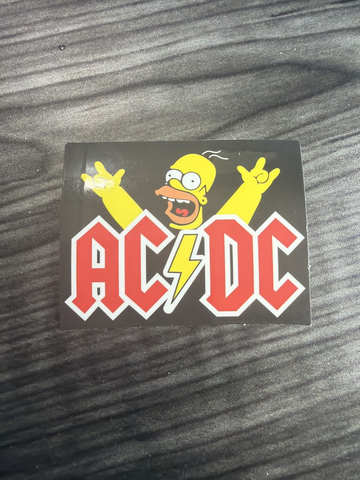 AC/DC AC/DC The Simpsons Homer Simpson Sticker Size ONE SIZE - 1 Thumbnail