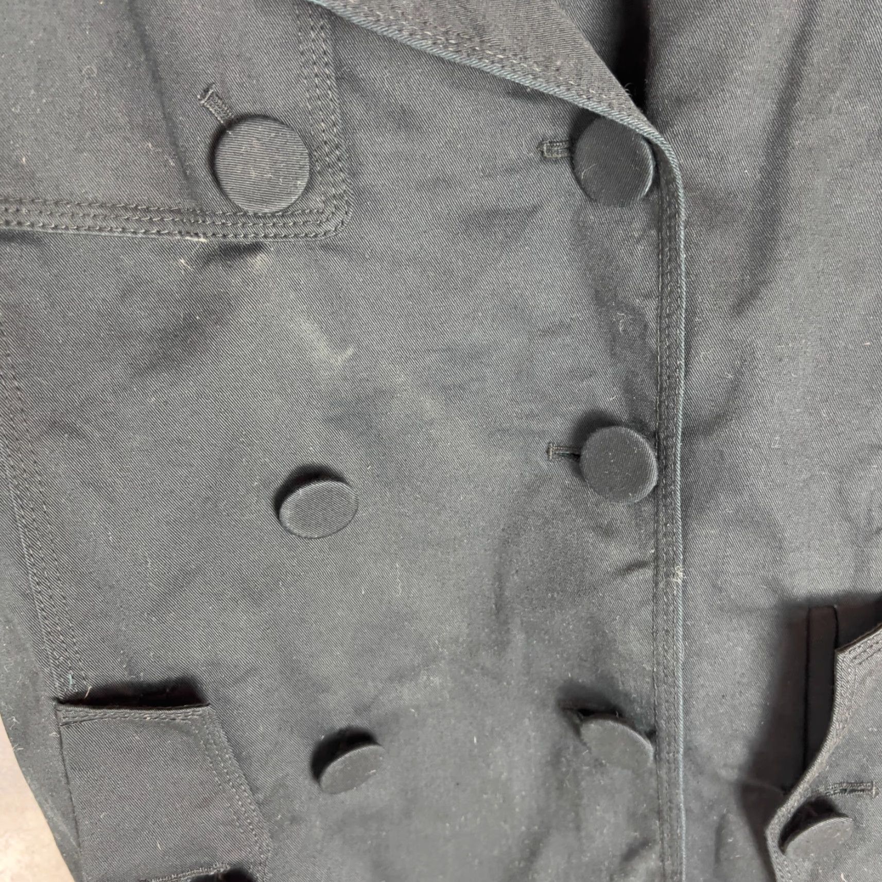Marimekko Marimekko Jacket Trench Black Cotton Womens XS Size XS / US 0-2 / IT 36-38 - 5 Thumbnail
