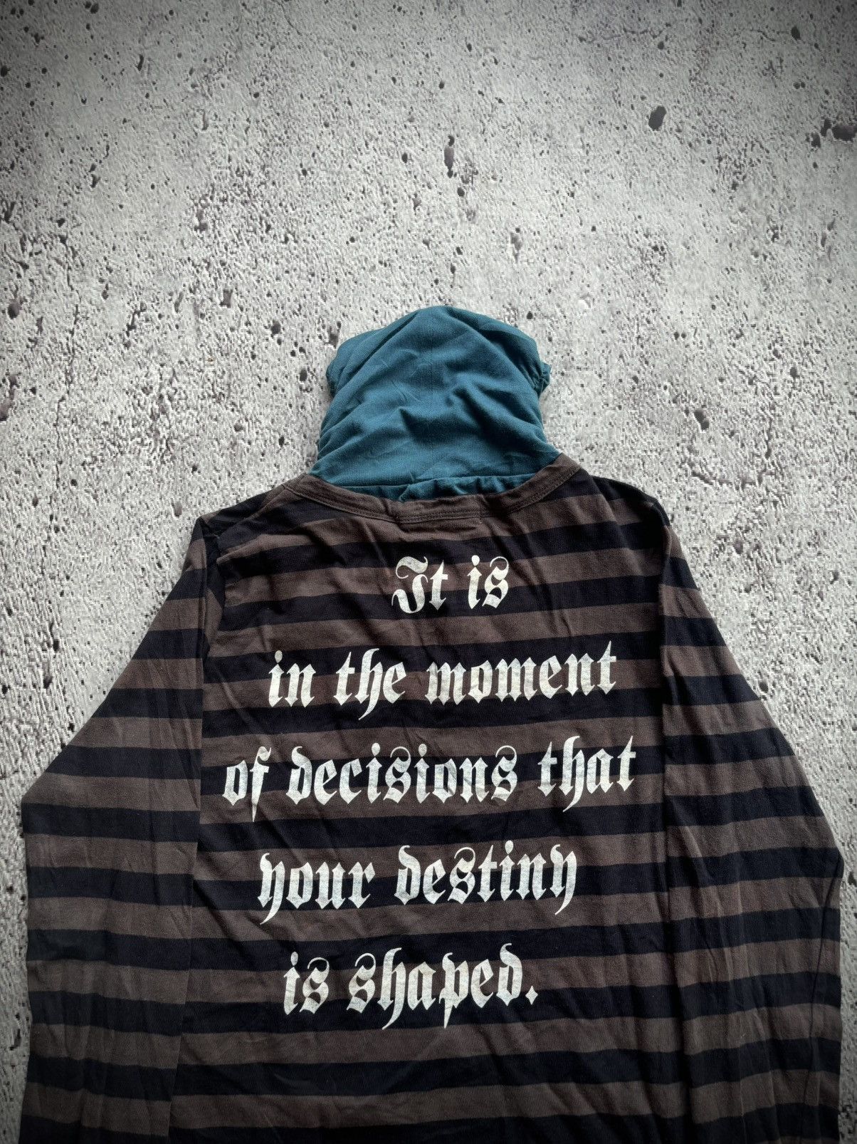 Hysteric Glamour Y2k Strange heaven stripe Punk style hoodie Size M / US 6-8 / IT 42-44 - 3 Thumbnail