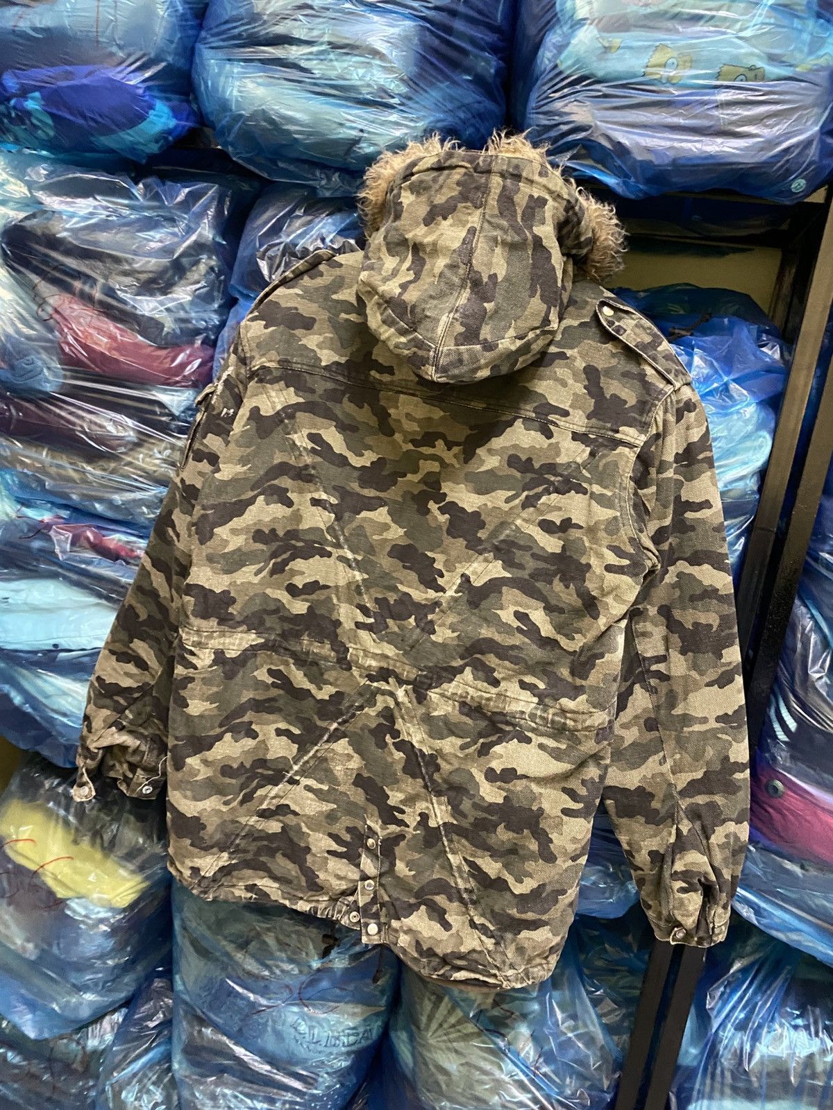 Henrik Vibskov Henrik Vibskov Camouflage M-65 Style Fishtail Parka Jacket Size US M / EU 48-50 / 2 - 14 Thumbnail