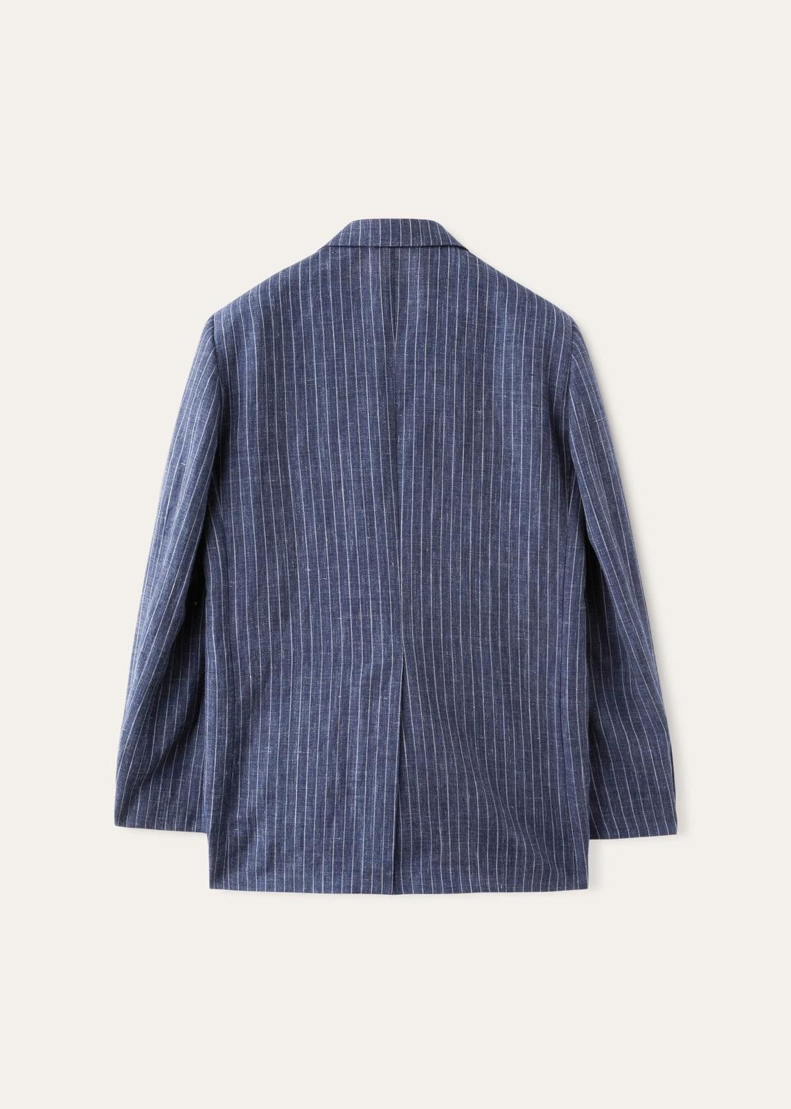 Loro Piana o1srvl11e0125 FAN6956 Belia Jacket in Blue Size XS / US 0-2 / IT 36-38 - 2 Thumbnail