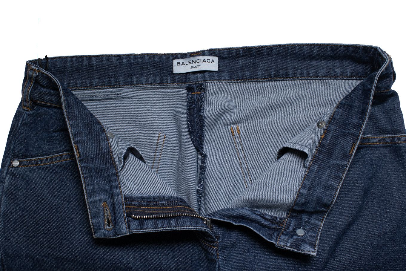 Balenciaga Balenciaga, blue straight leg jeans Size 28" / US 6 / IT 42 - 6 Thumbnail