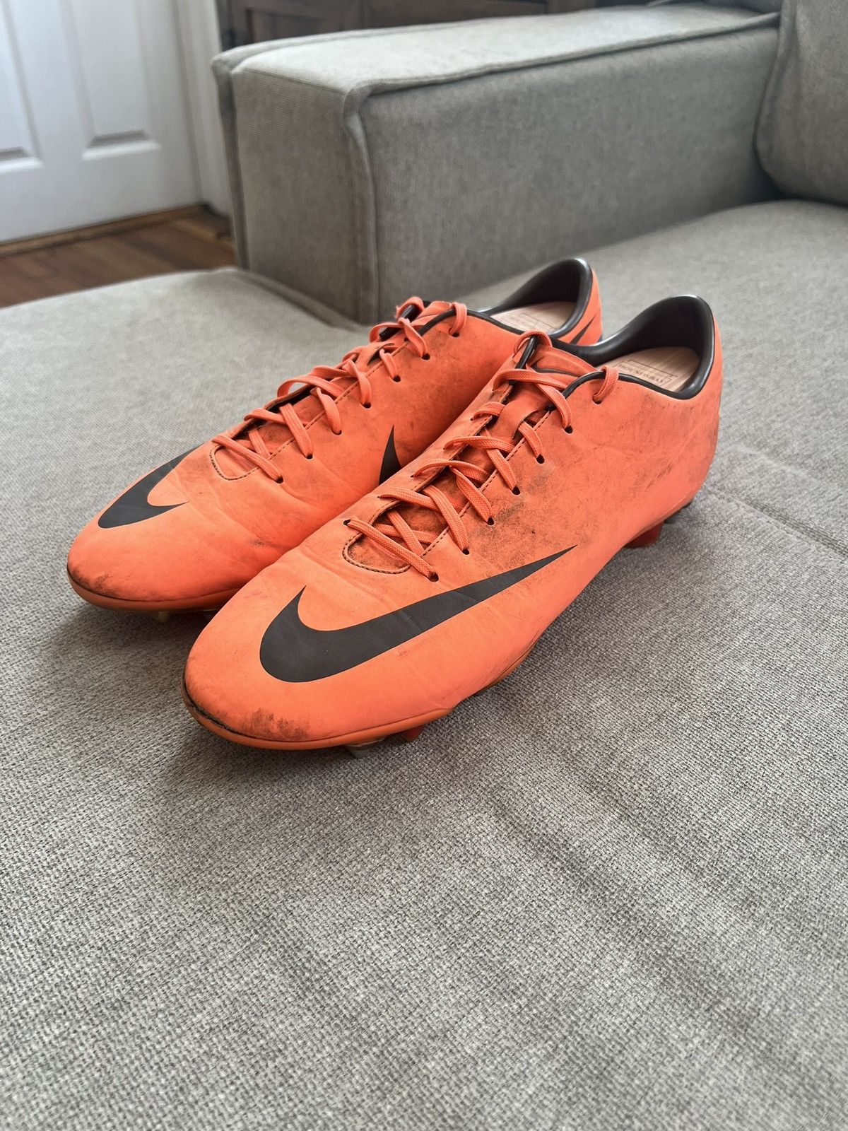 Nike Nike Mercurial Vapor VIII SG - Bright Mango Size US11/EUR45 Size US 11 / EU 44 - 5 Thumbnail
