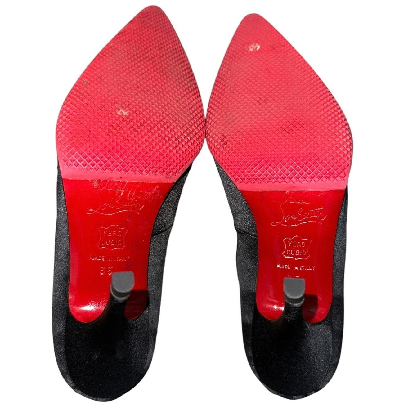 Christian Louboutin Christian Louboutin Satin Pumps Size 35 Women 4.5 Red Bottom Size US 4.5 / IT 34.5 - 9 Thumbnail