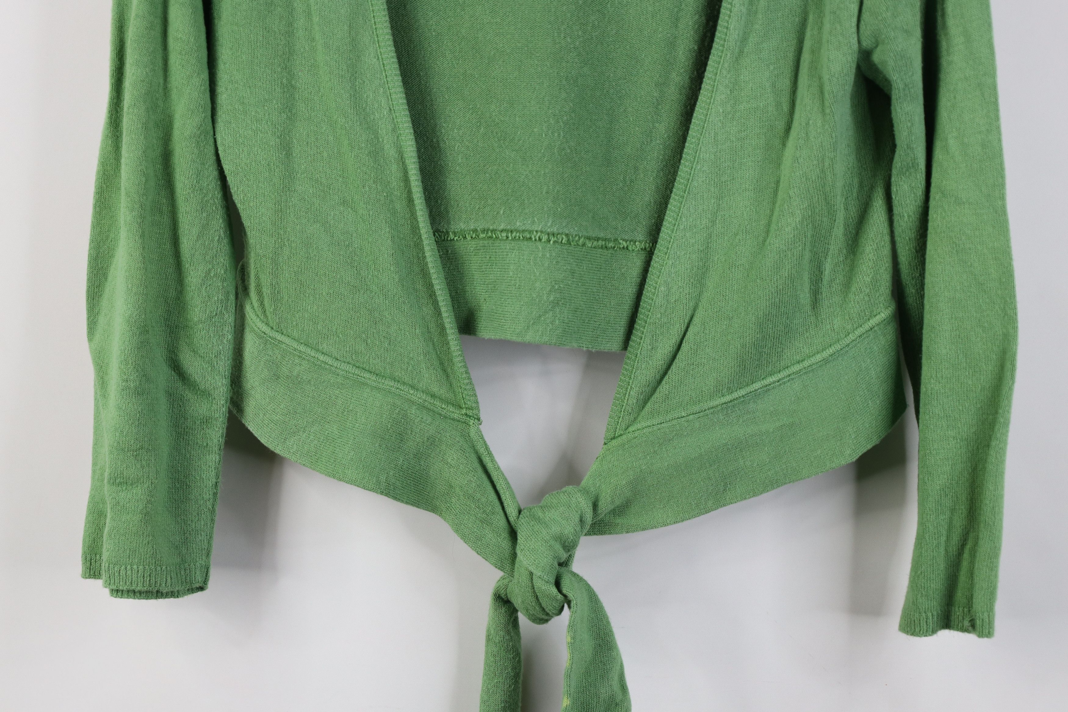 Vintage Vintage 90s Y2K Babydoll Tie Front Cardigan Sweater USA Size S / US 4 / IT 40 - 3 Thumbnail