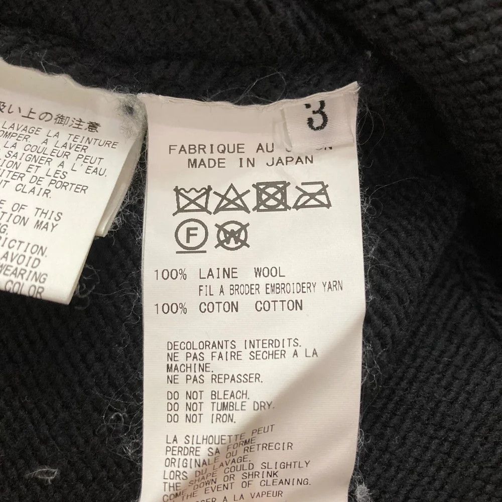 Yohji Yamamoto Yohji Yamamoto pour homme black/Knitwear/Cardigans Size US L / EU 52-54 / 3 - 6 Thumbnail