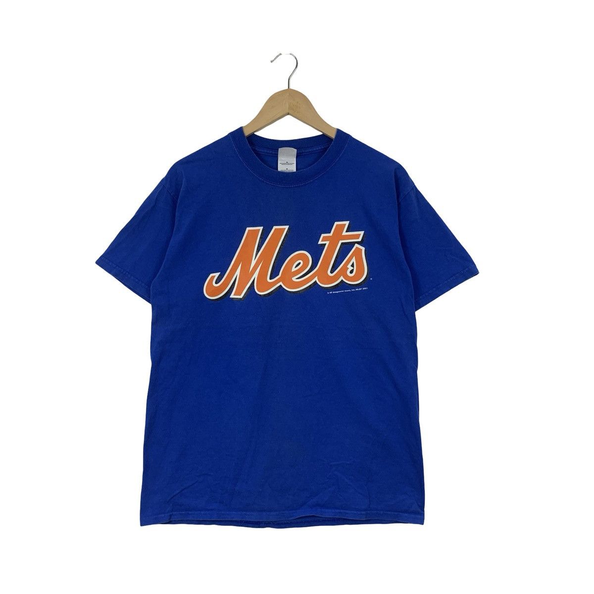 Vintage Vintage NEW YORK METS Piazza 31 Backhit Distress Tee Shirt Size US M / EU 48-50 / 2 - 1 Thumbnail