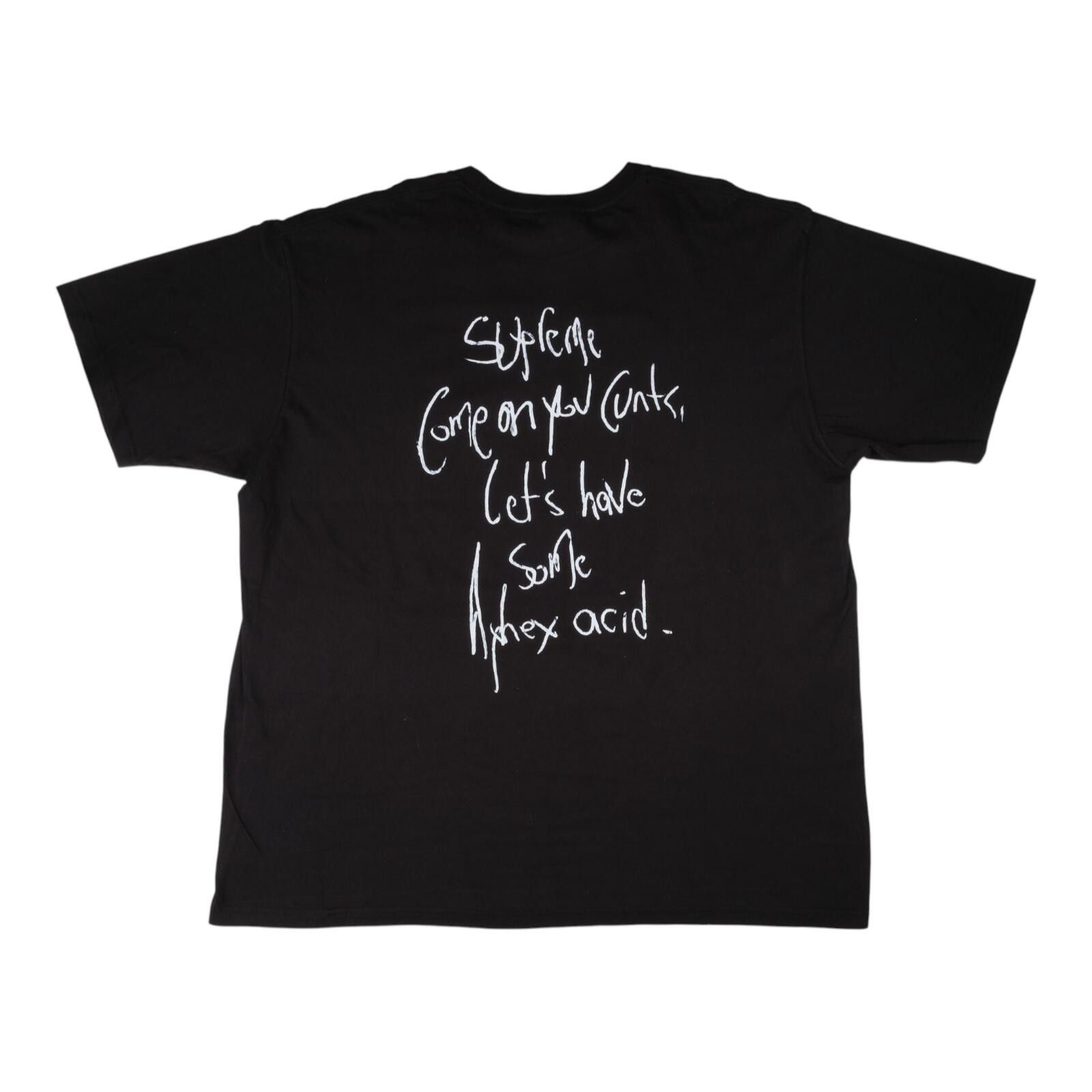 Supreme Supreme x Aphex Twin Windowlicker Black Tee Size ONE SIZE - 2 Thumbnail