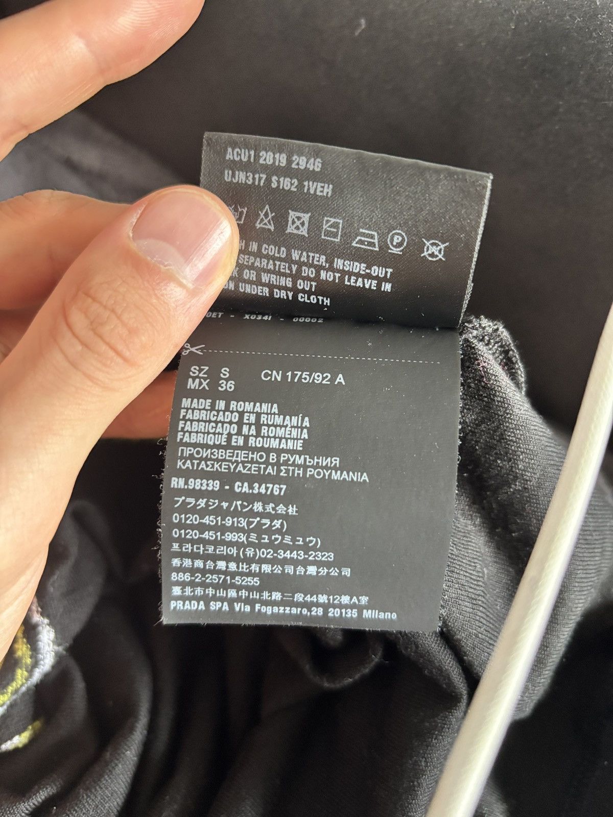 Prada × Universal Studios Prada x Frankenshtein tee t-shirt embroidered logo F/W19 Size US S / EU 44-46 / 1 - 8 Thumbnail