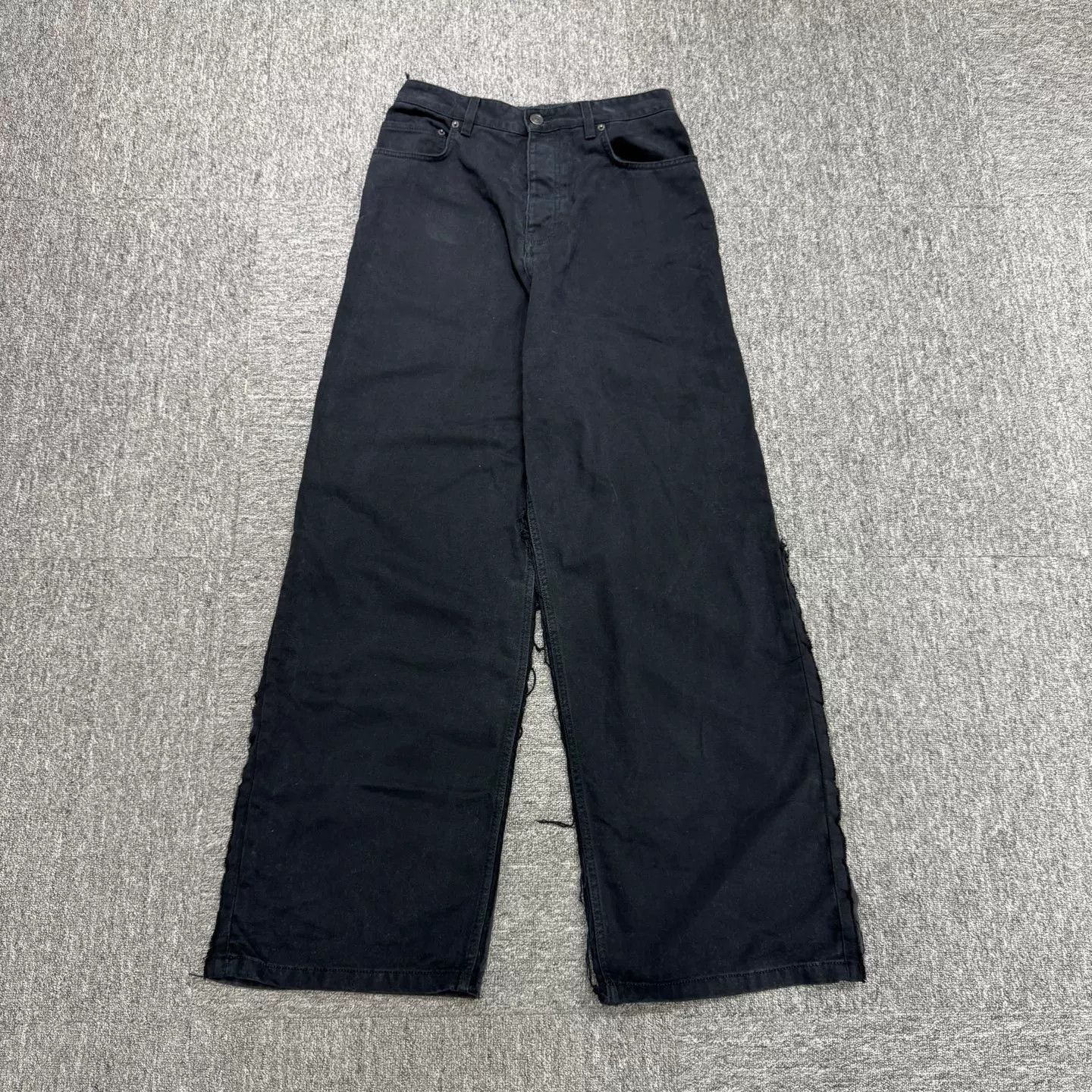 Balenciaga Balenciaga Distressed Front-Back Panel Jeans Size US 31 - 1 Thumbnail