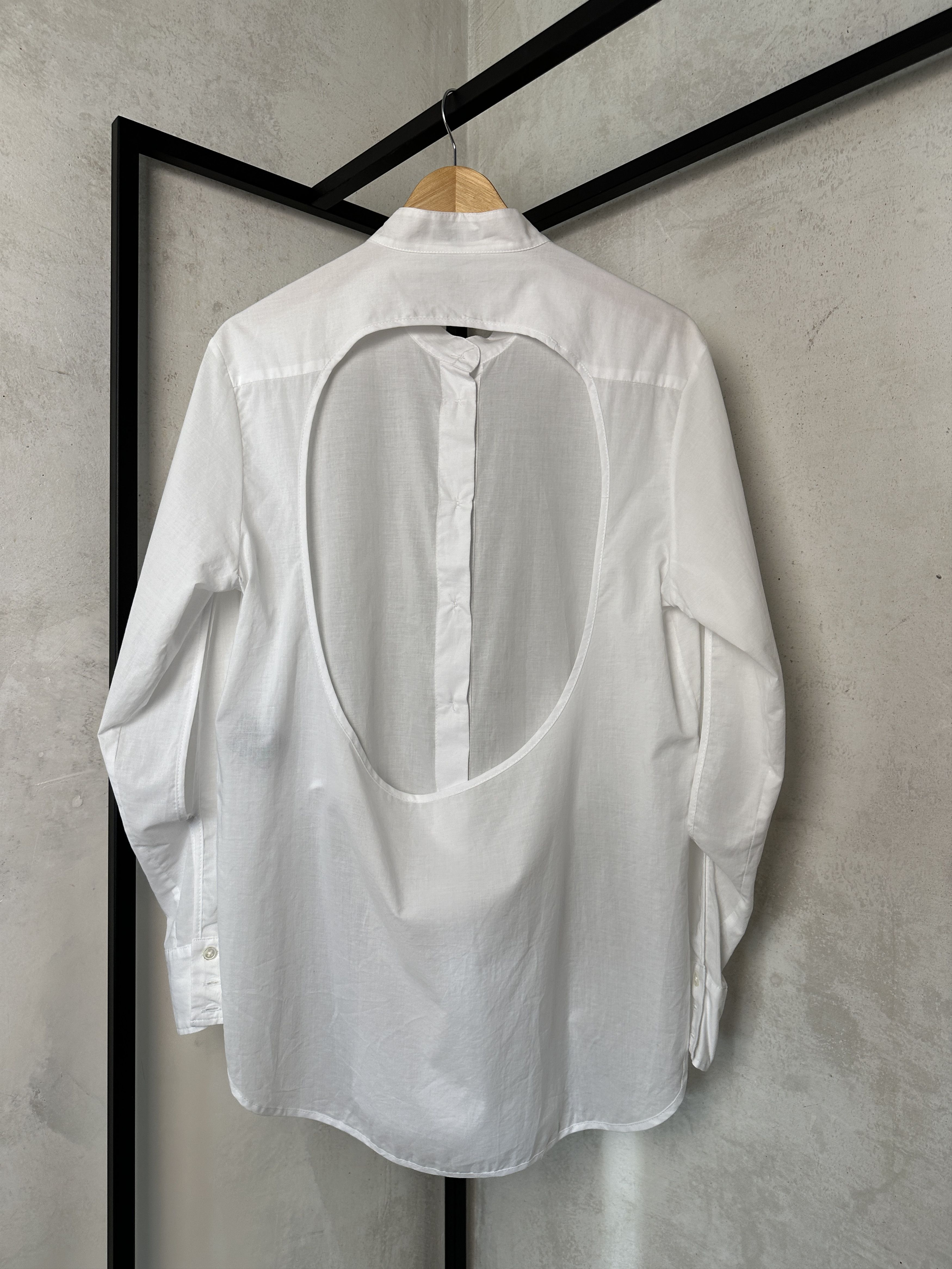 Ann Demeulemeester Ann Demeulemeester White Backless Blouse Size XS / US 0-2 / IT 36-38 - 5 Thumbnail