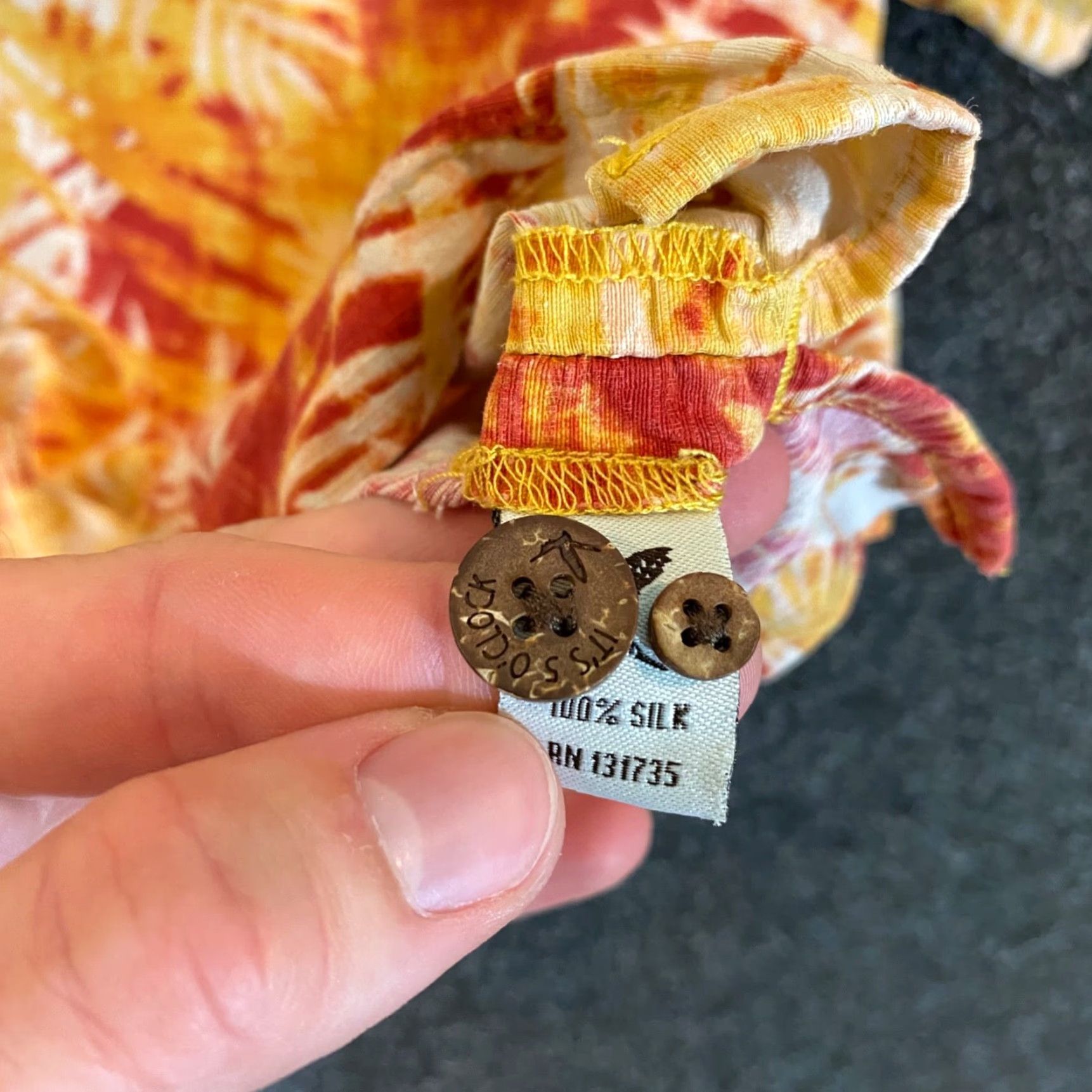 Vintage MARGARITAVILLE Shirt Men Large Orange Red Floral Hawaiian Jimmy Buffett 5 Oclock Size US L / EU 52-54 / 3 - 6 Thumbnail