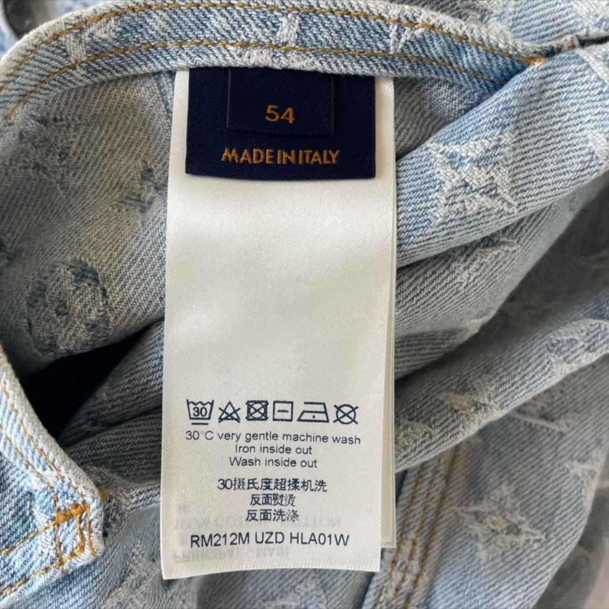 Louis Vuitton Louis Vuitton NBA Monogram Denim Zip Up Jacket 54 Size US L / EU 52-54 / 3 - 7 Thumbnail