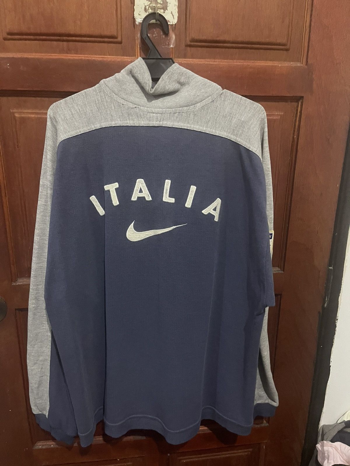 Nike Vintage Nike Premier Italia Quater Zipper Sweatshirt Size US L / EU 52-54 / 3 - 2 Thumbnail
