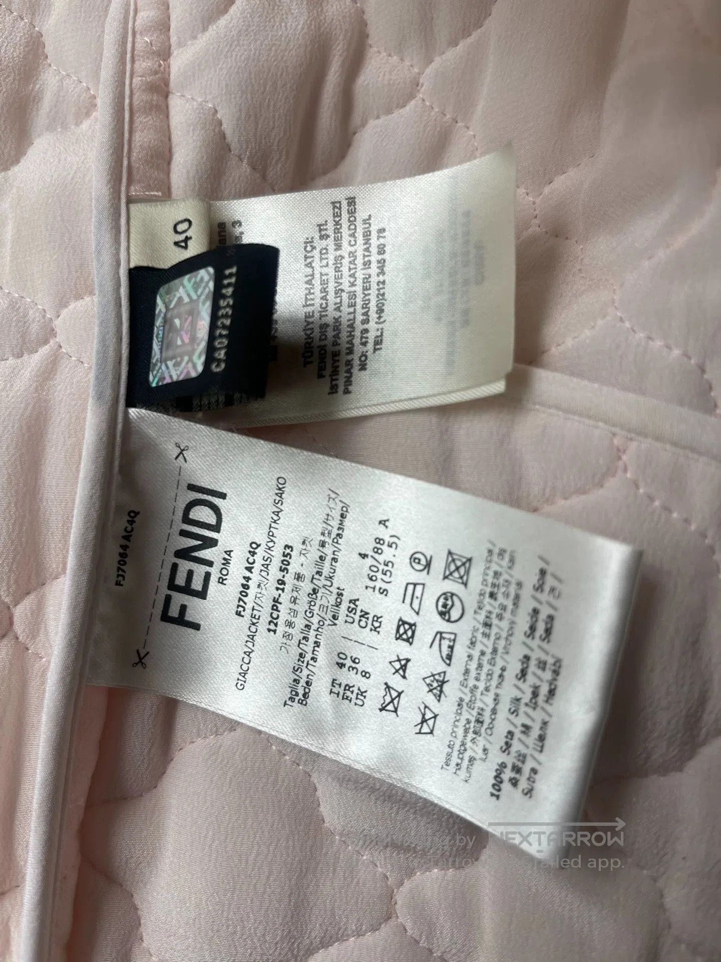 Fendi fendi pink double-breasted top size 40. Size US XXS / EU 40 - 3 Thumbnail