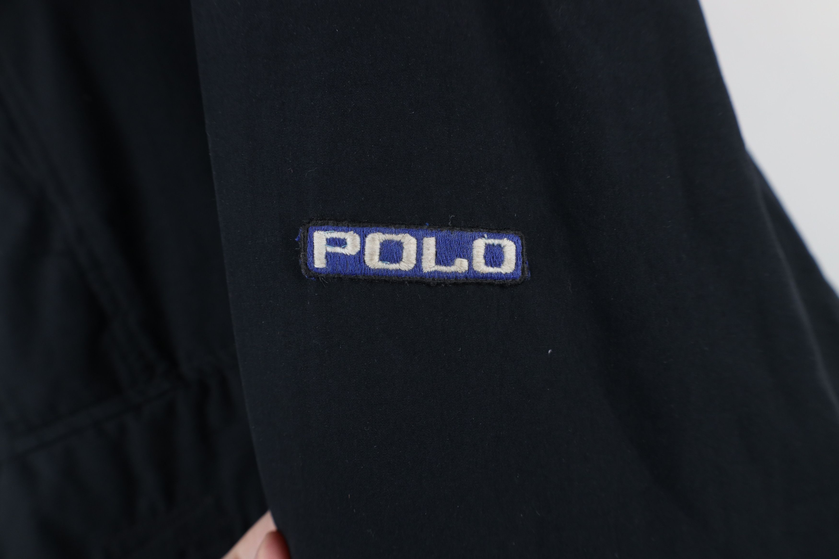 Polo Ralph Lauren Vintage 90s 1992 Ralph Lauren P Racing Hooded Anorak Jacket Size US XL / EU 56 / 4 - 5 Thumbnail
