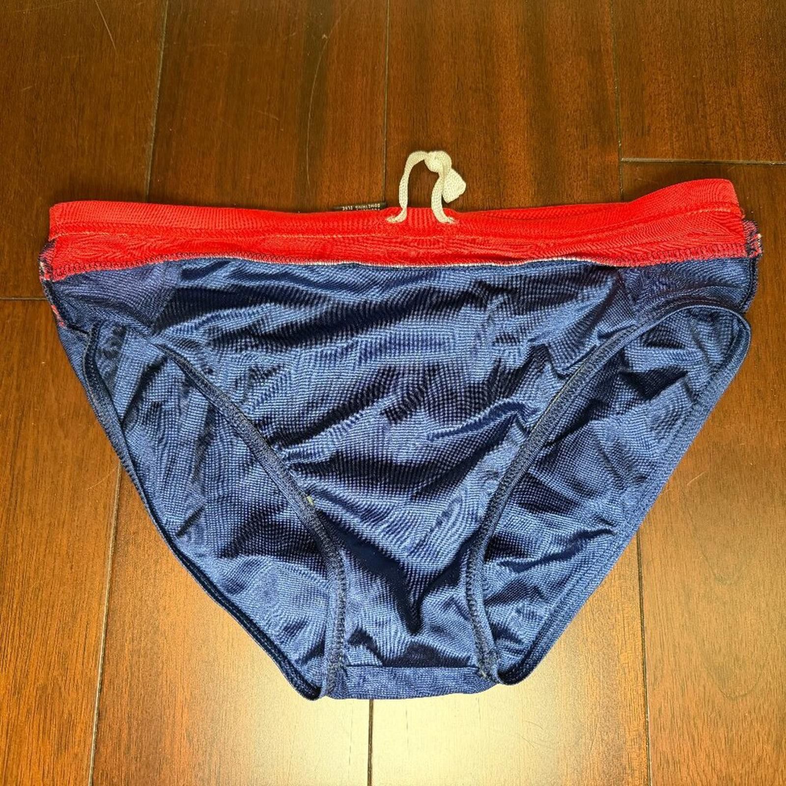 Other AussieBum Men Swim Brief Size Small Red and Navy 8 5 10 Size US 30 / EU 46 - 7 Thumbnail