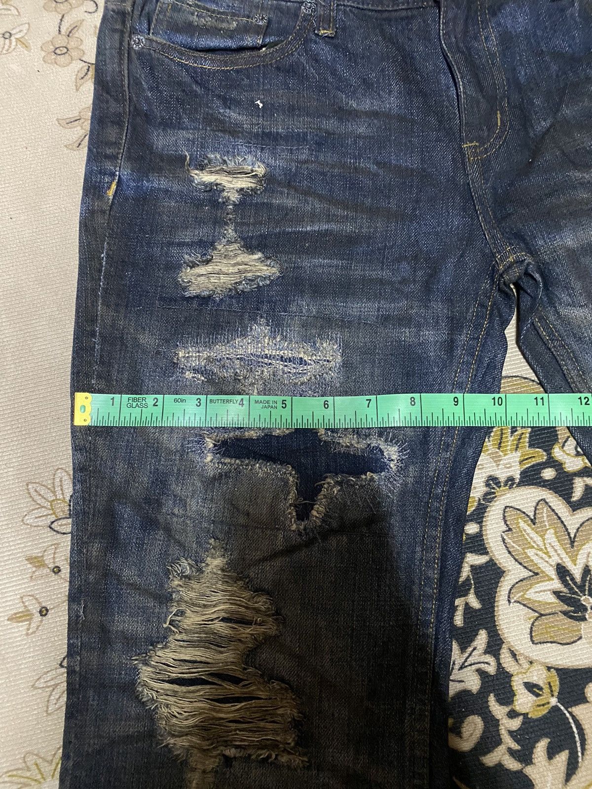JACKROSE Japanese Brand Jack Rose Distressed Design Style Size US 31 - 20 Thumbnail