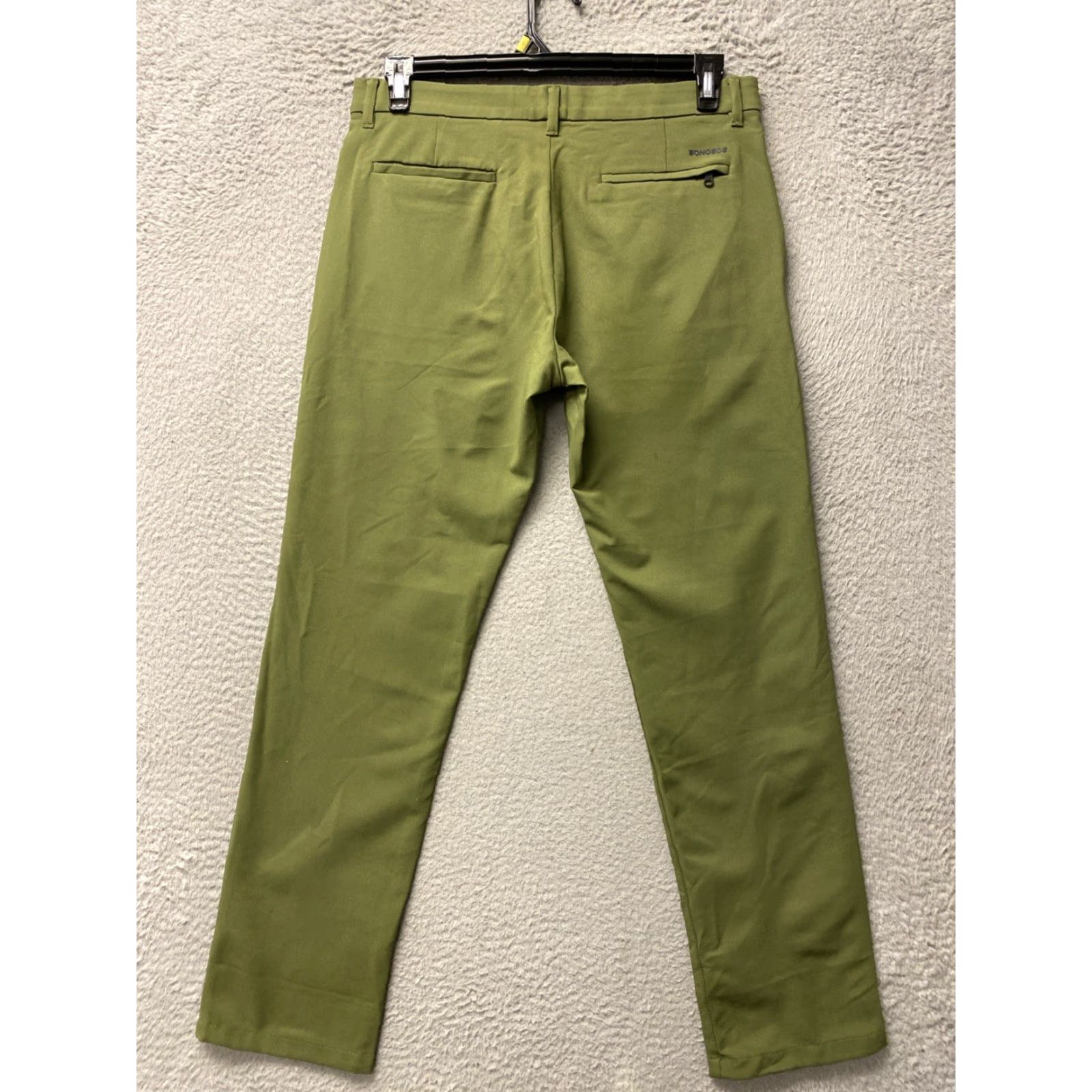 Bonobos Bonobos Slim Fit Stretch Chino Pants Mens 32X30 Green Casual Business Travel 0518 Size US 32 / EU 48 - 7 Thumbnail