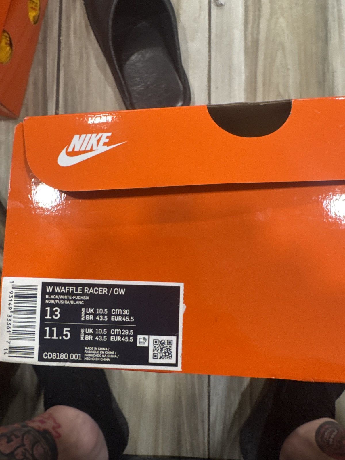 Nike × Virgil Abloh off white nike waffle racer Size US 11.5 / EU 44-45 - 7 Thumbnail